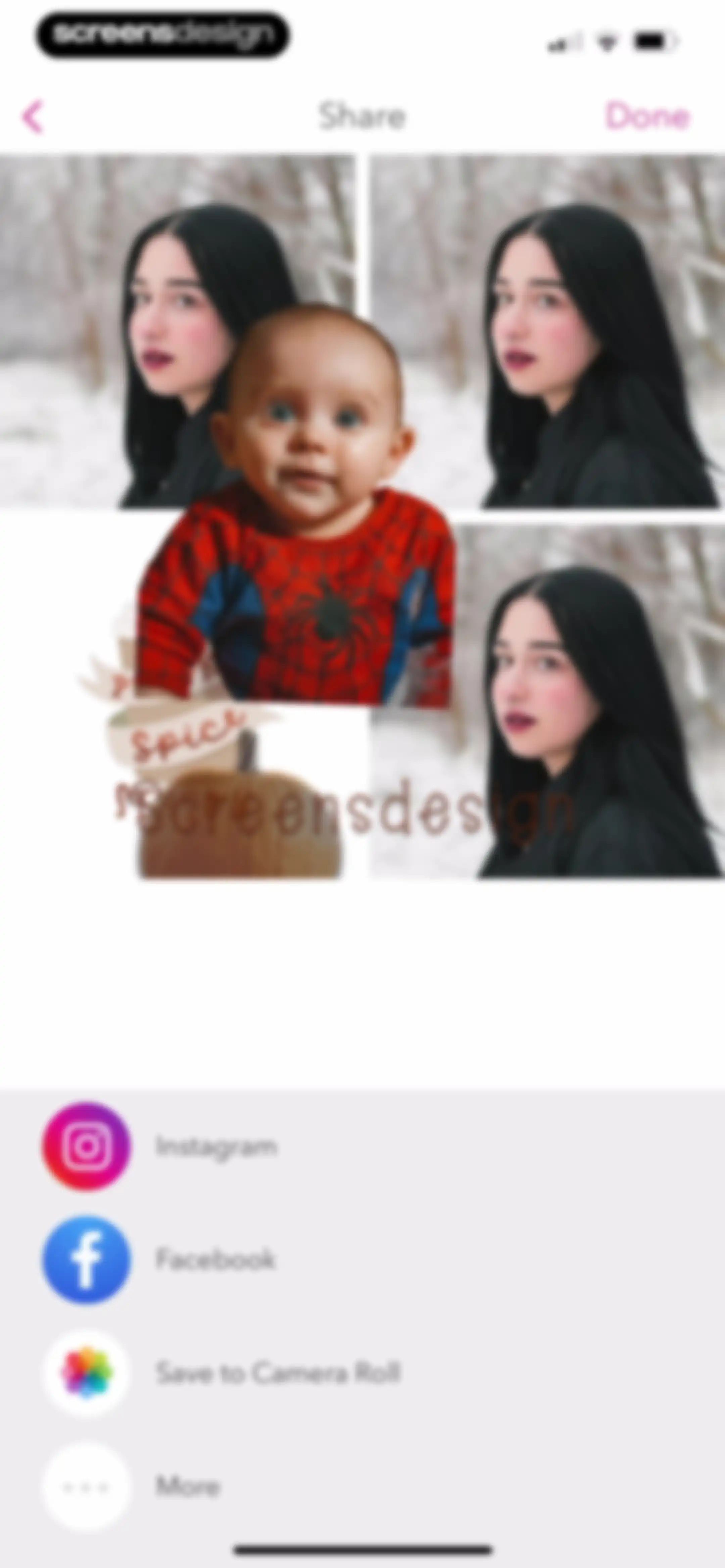 Precious - Baby Photo Art screen 83