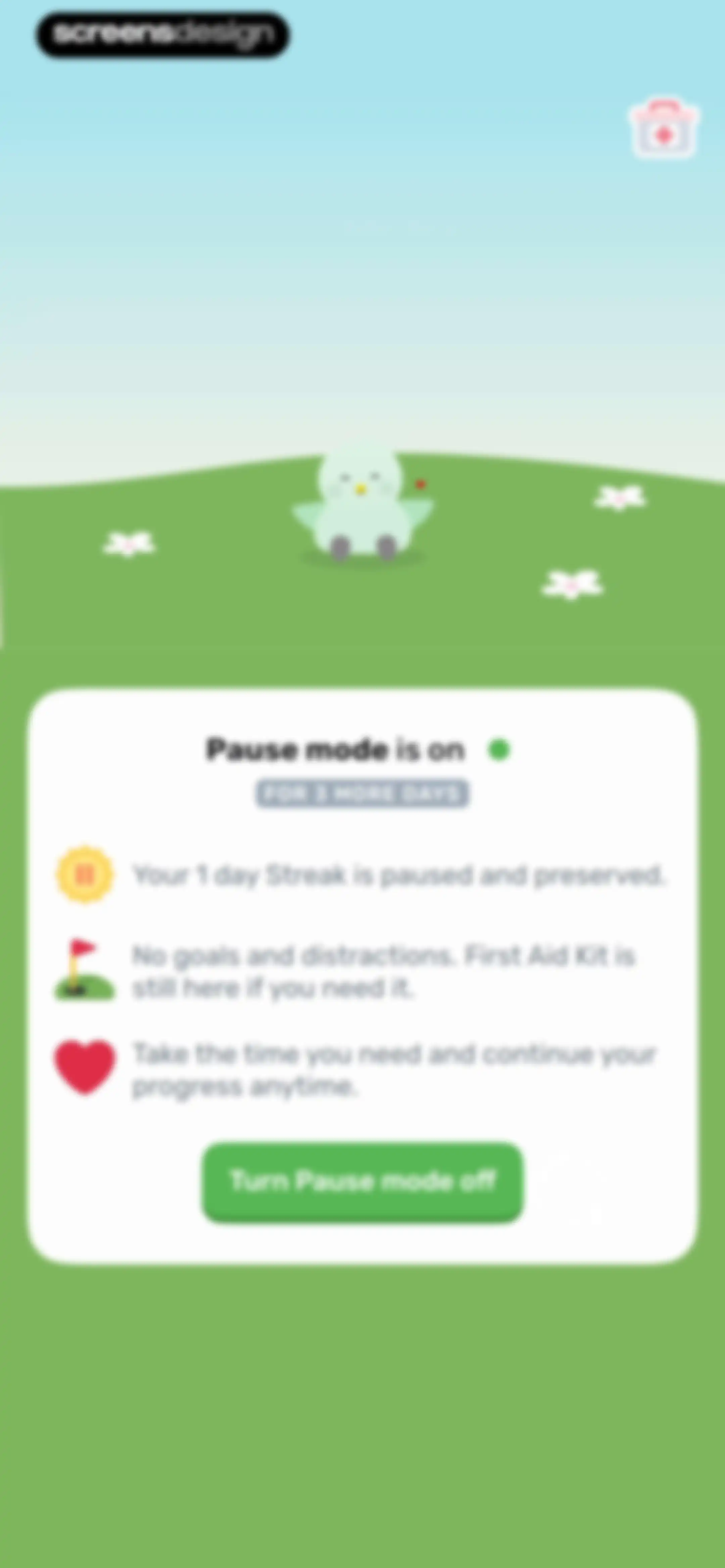Finch: Self-Care Pet screen 148