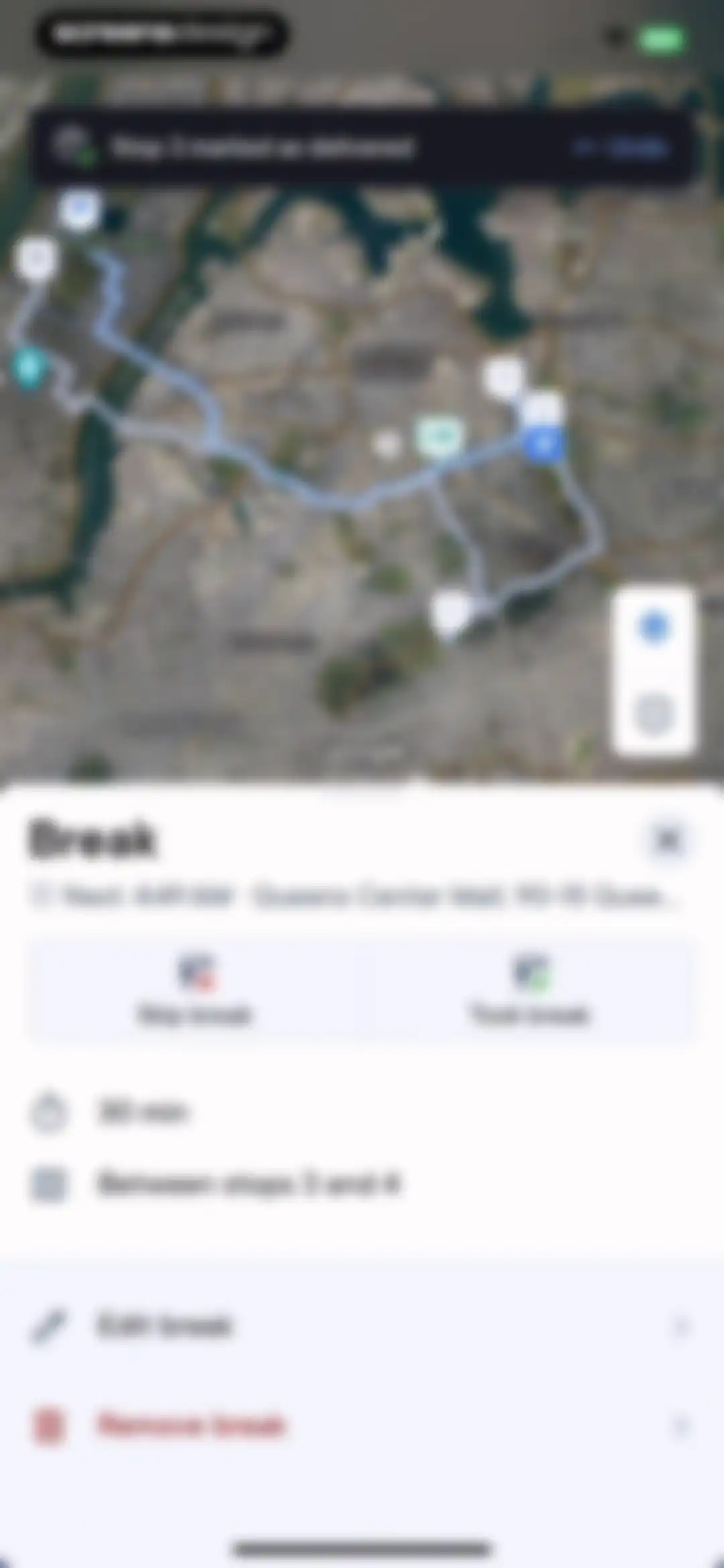 Spoke Route Planner screen 54