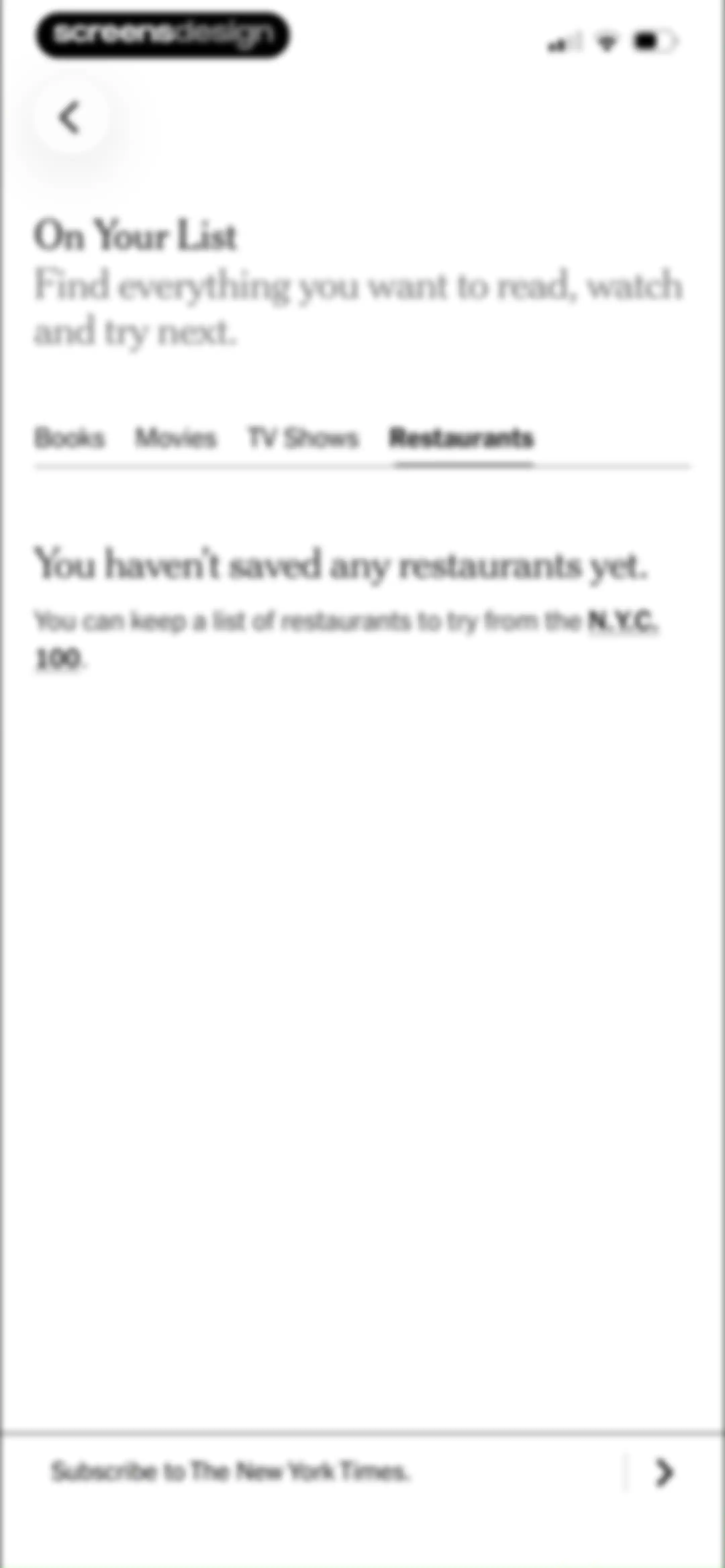 NYTimes: US and Global News screen 88