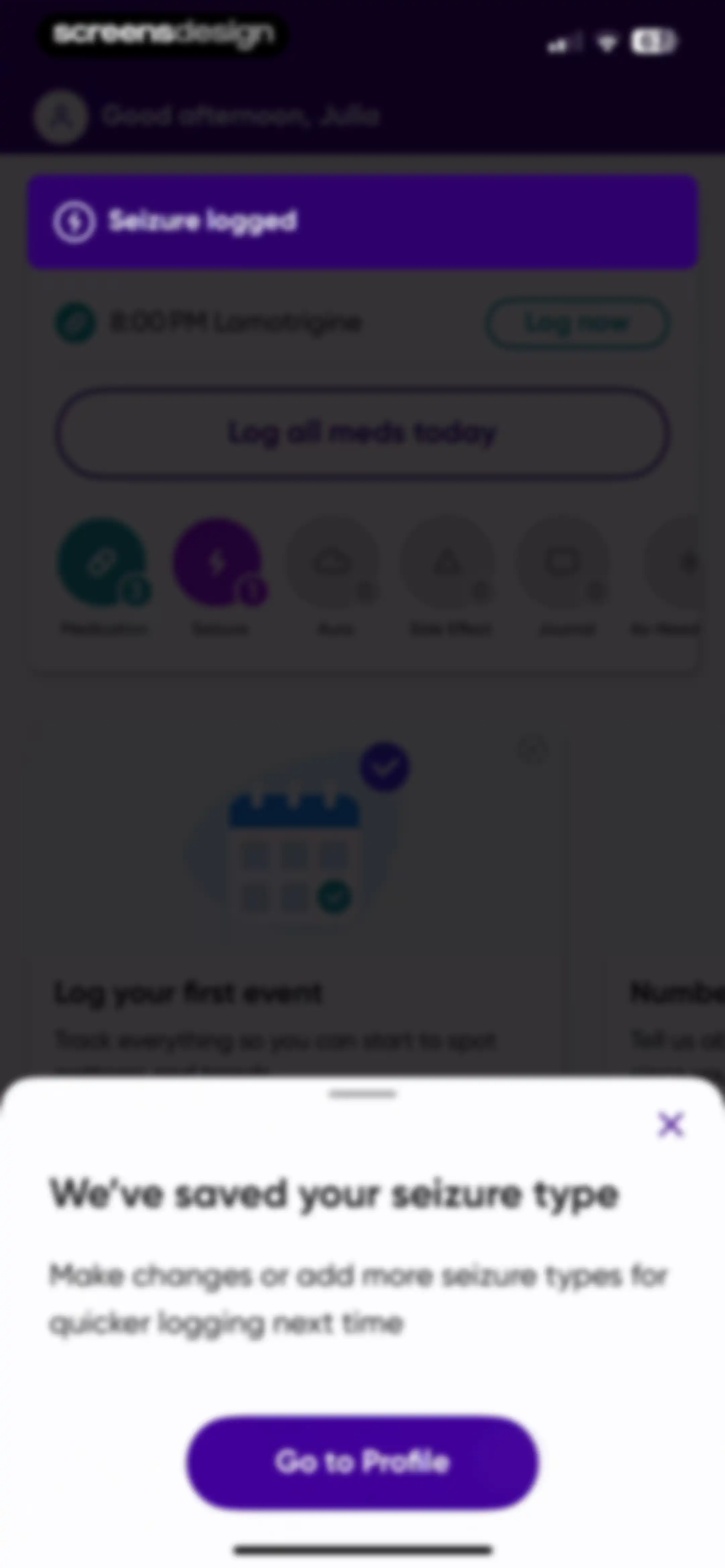 Epsy: Seizure Log for Epilepsy screen 43