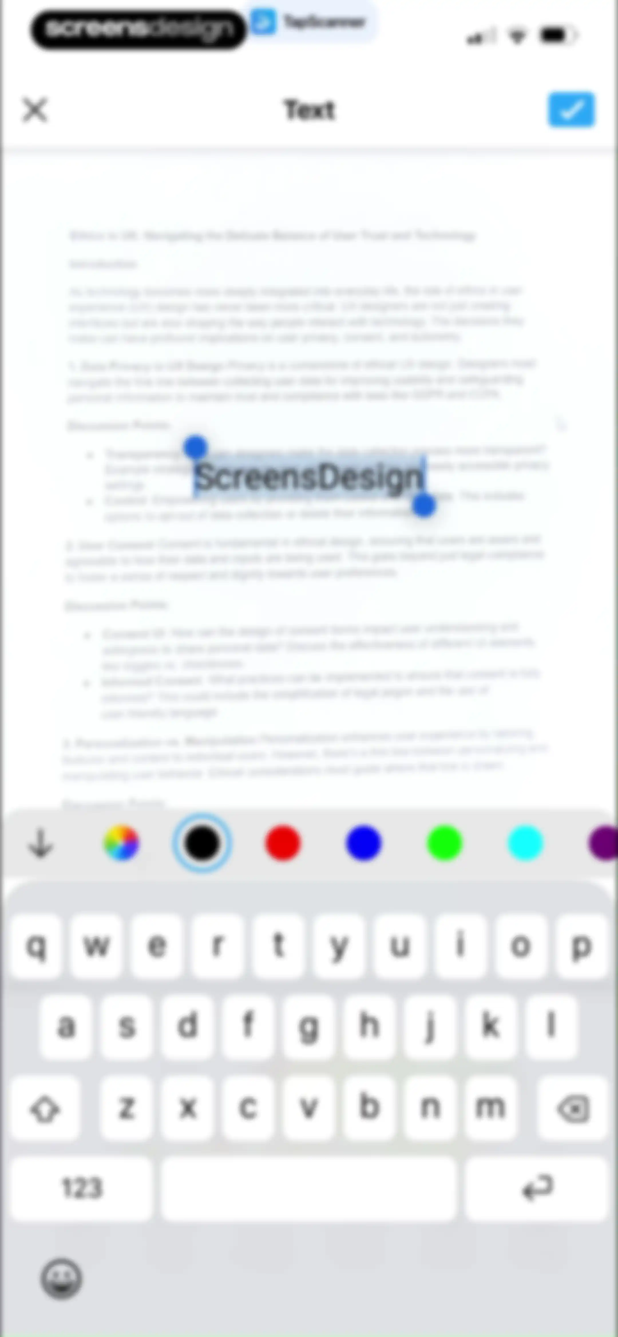 PDF Scanner App: TapScanner screen 34