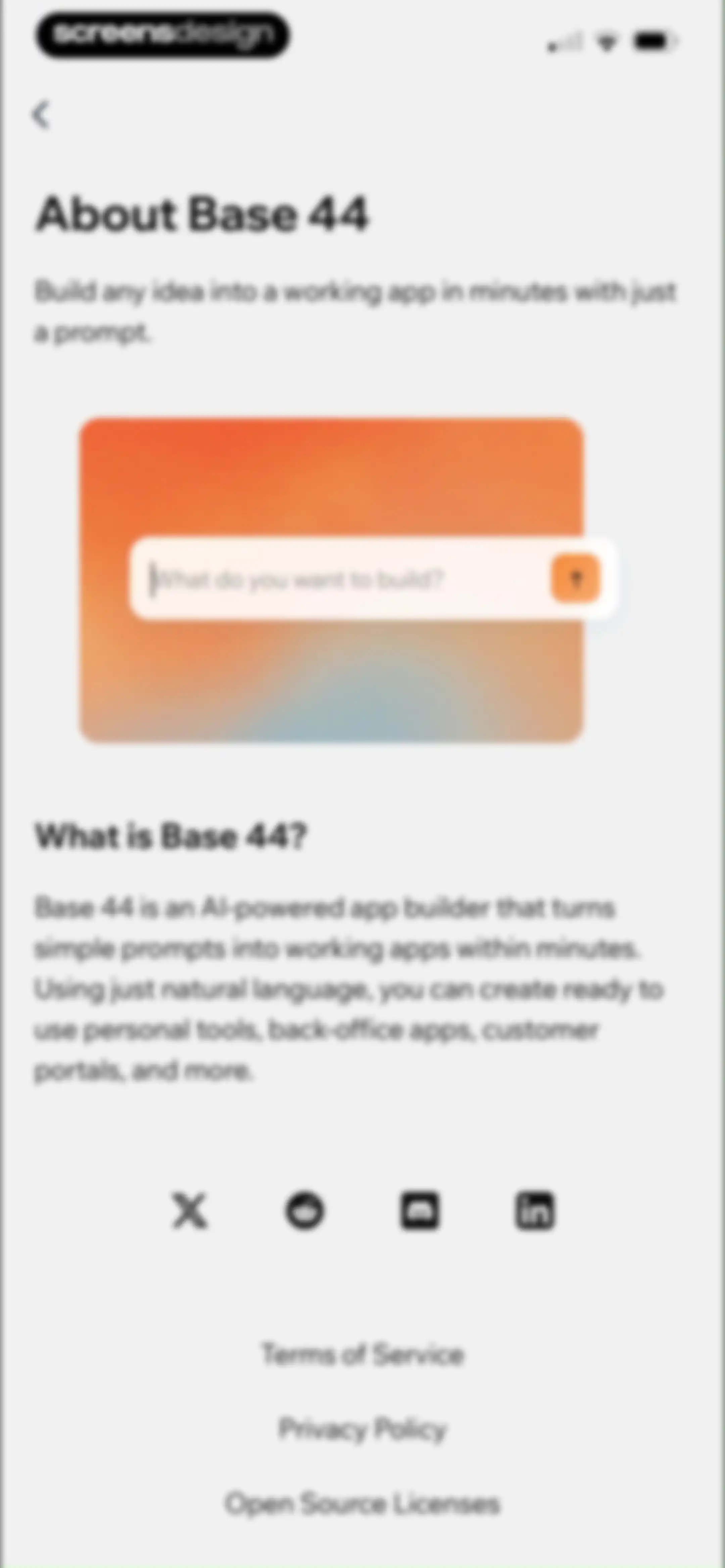 Base44: Build with AI screen 138