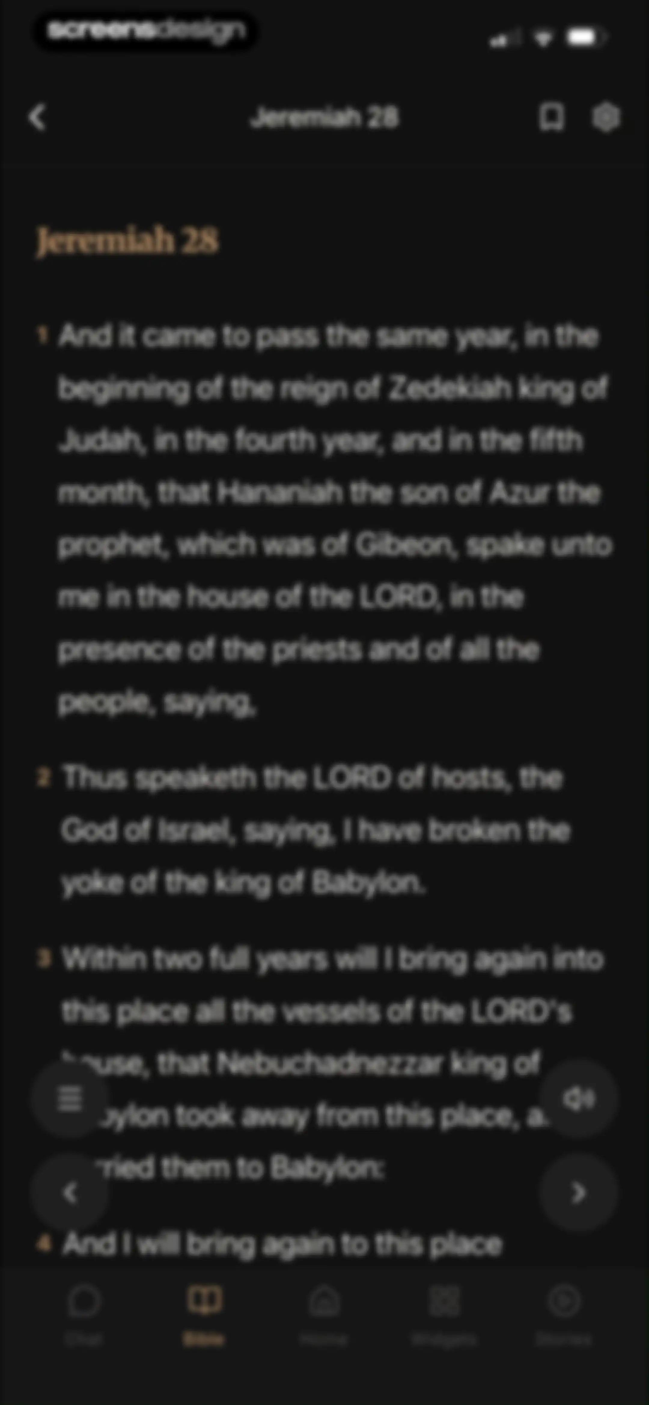 Holy Bible Widget: Daily Verse screen 89