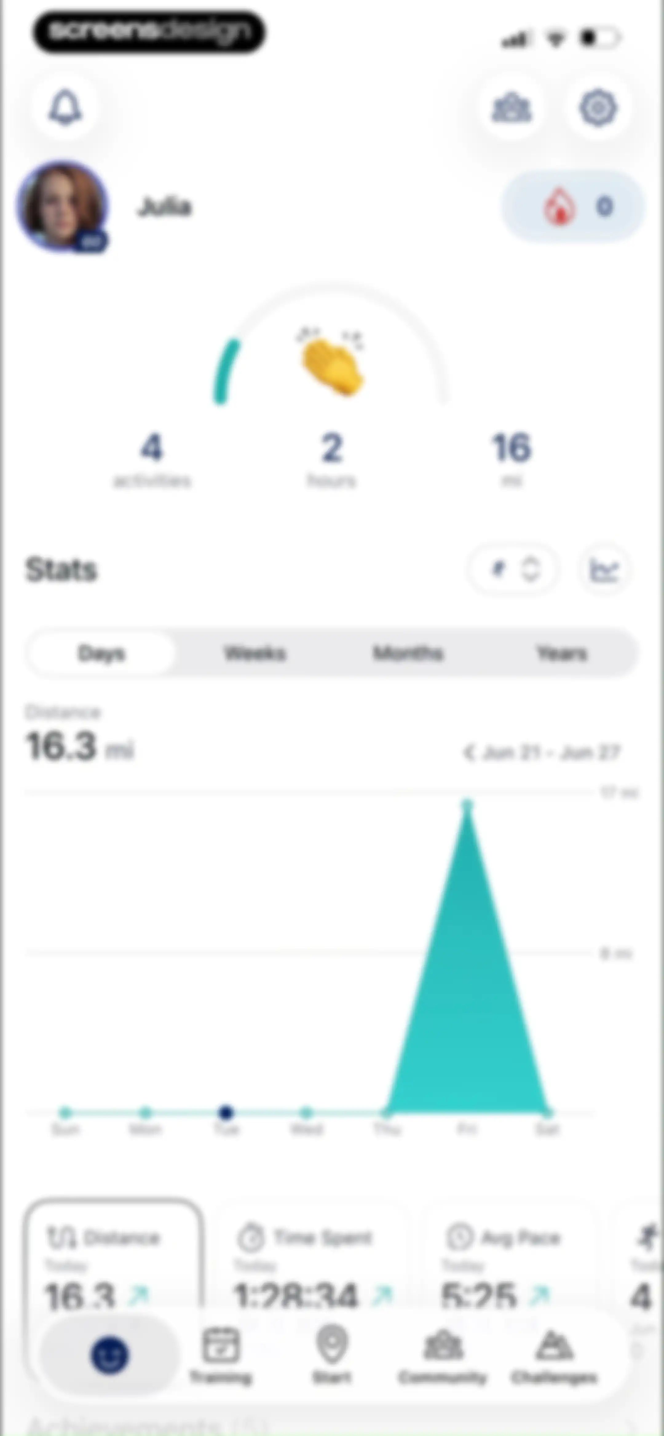 ASICS Runkeeper—Run Tracker screen 218