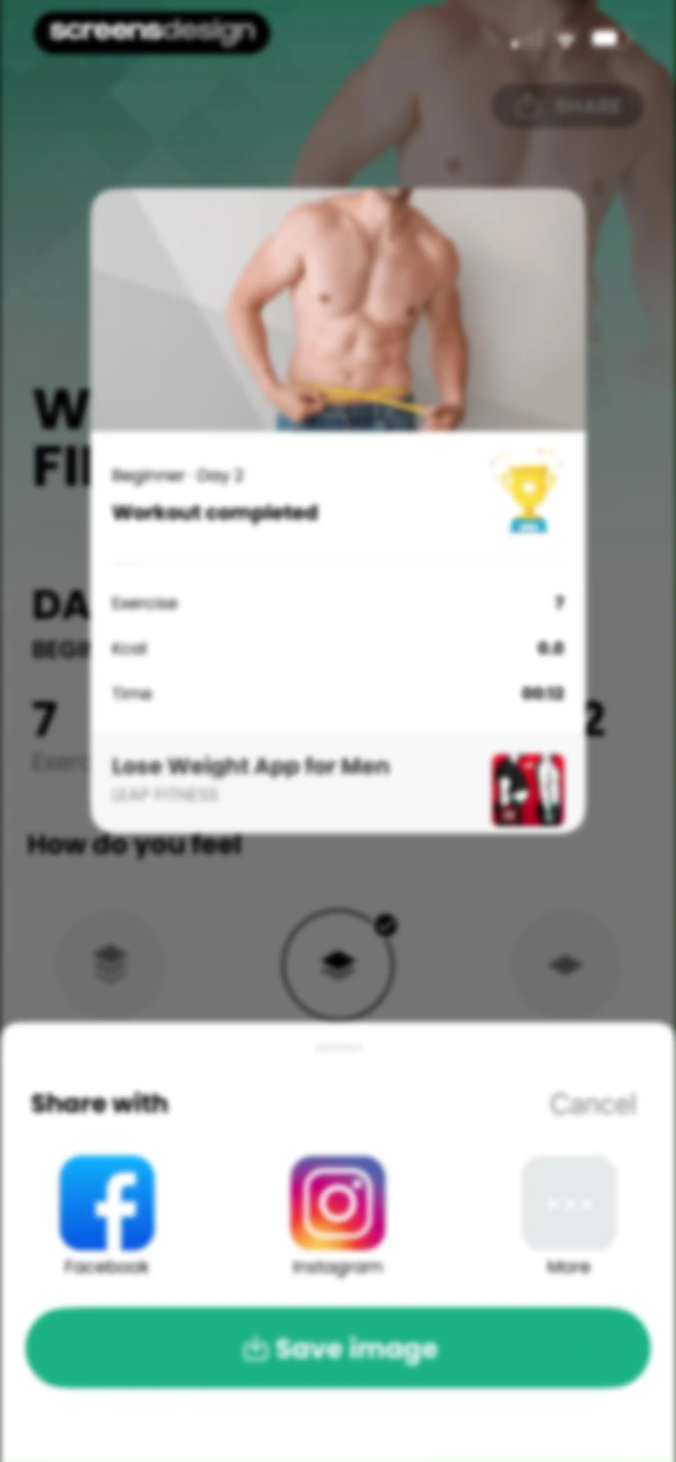 Lose Weight for Men at Home screen 104