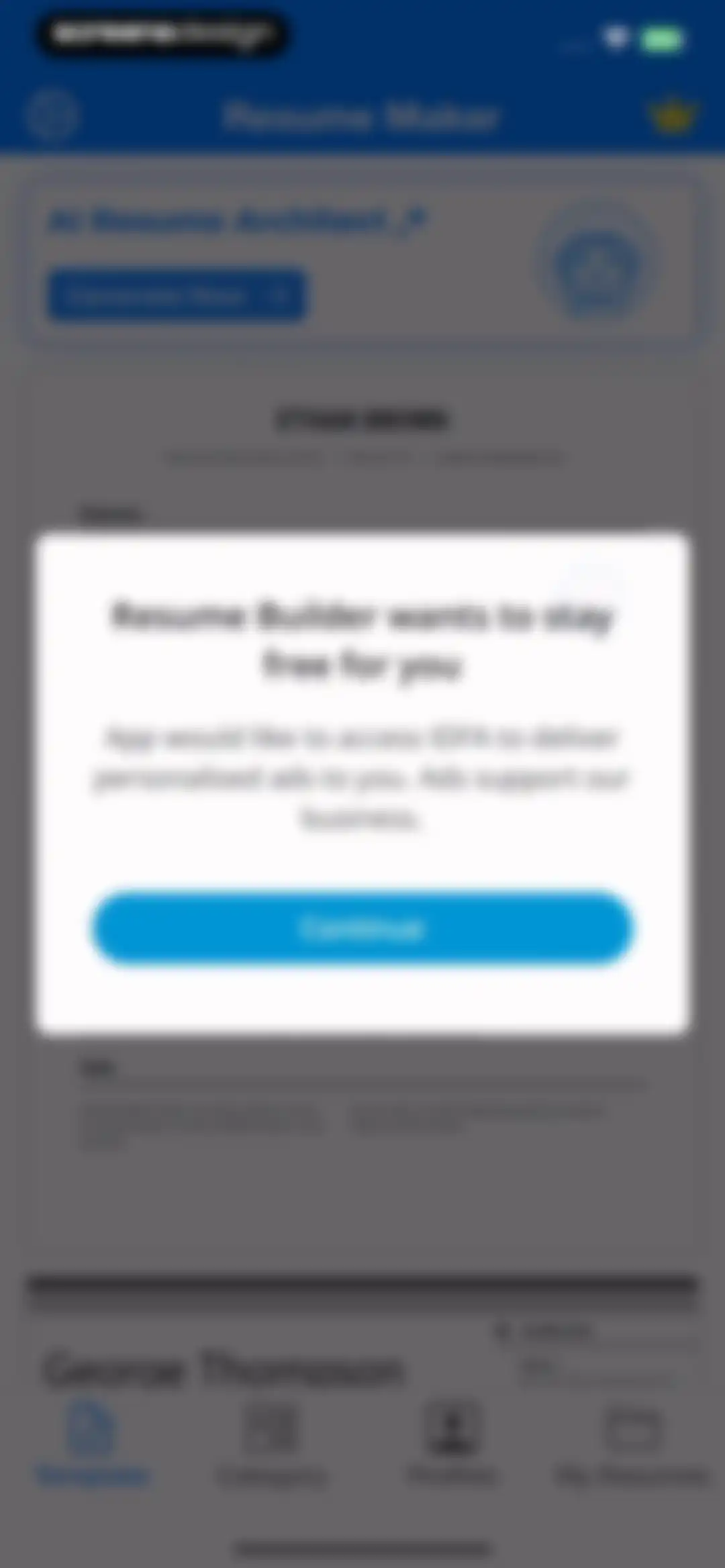AI Resume Creator: CV Builder screen 4