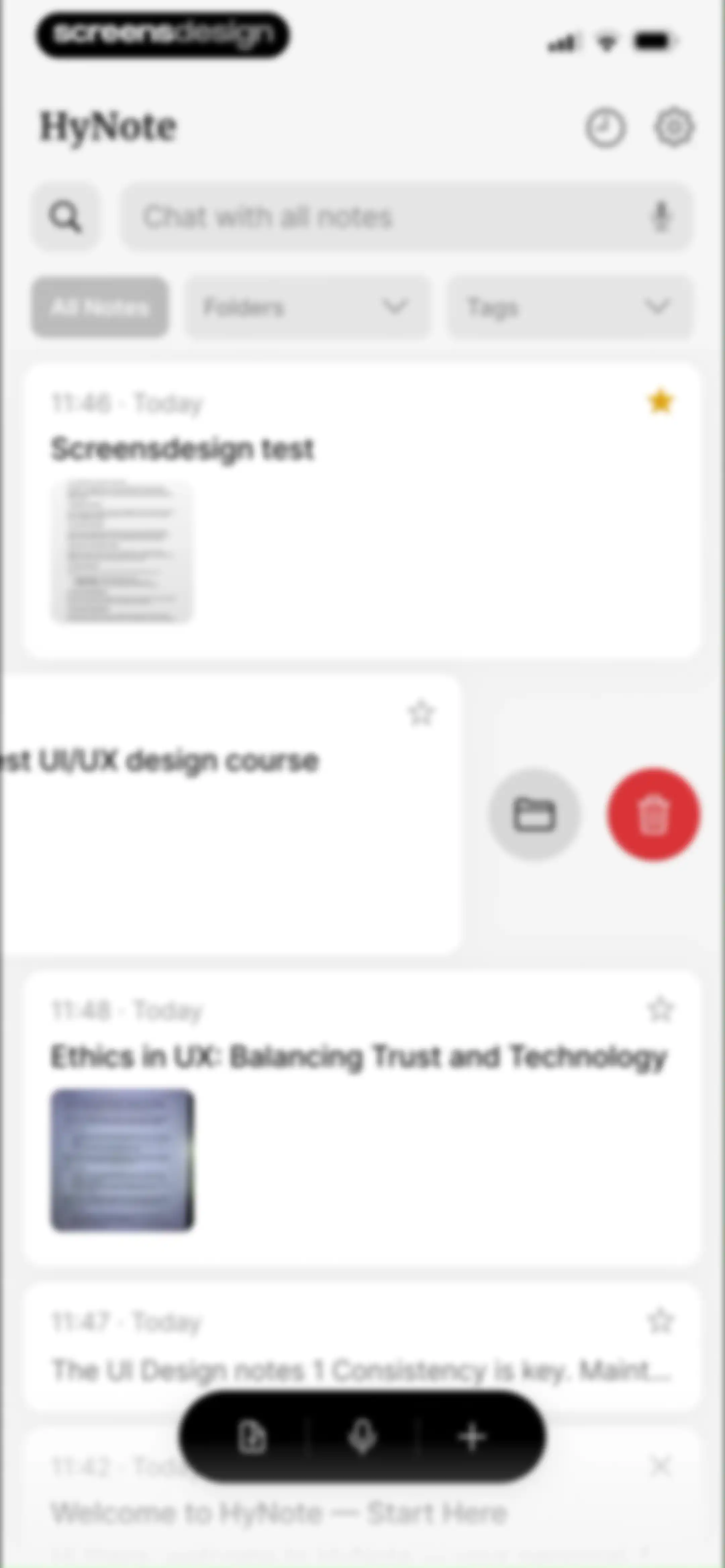 HyNote: AI Note Taker, Summary screen 83