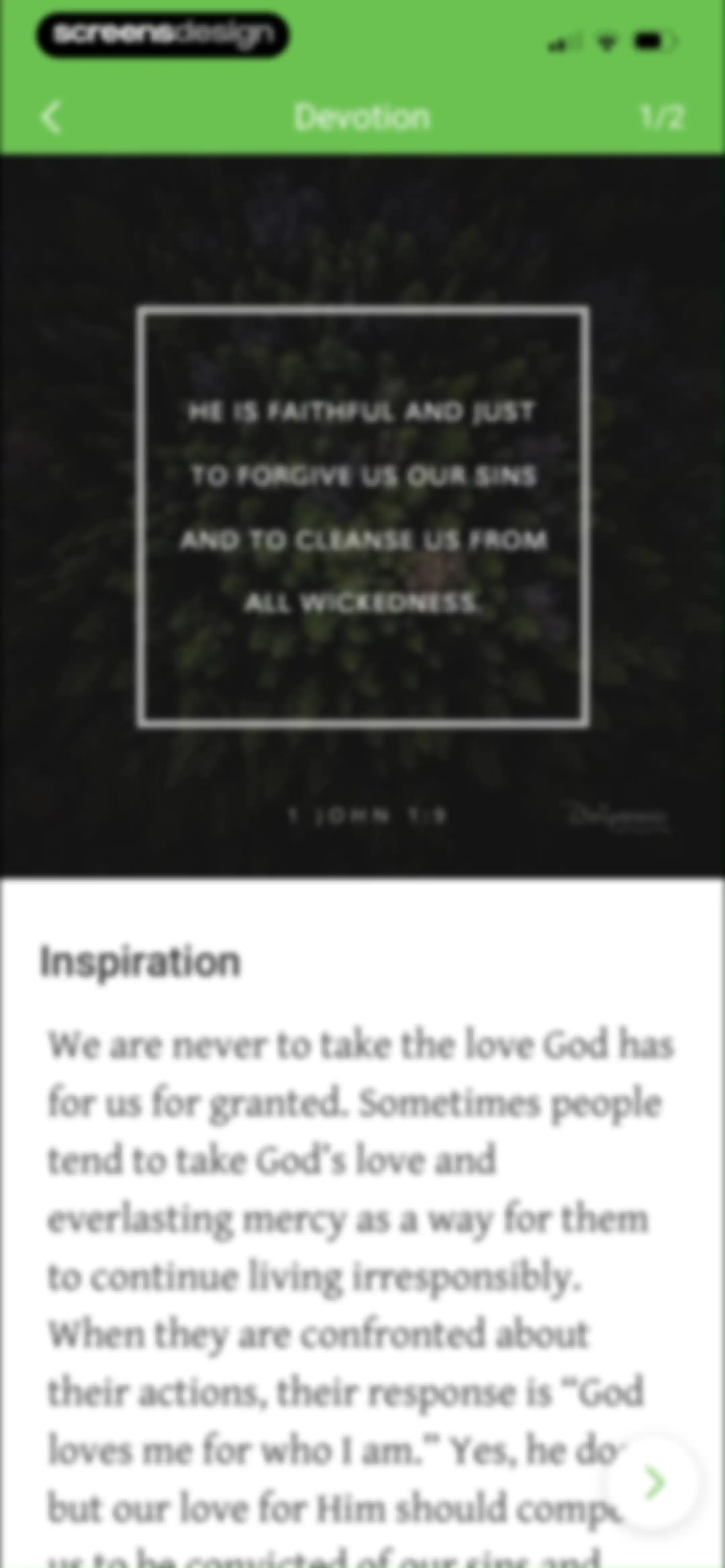 Bible - Daily Bible Verse KJV screen 94