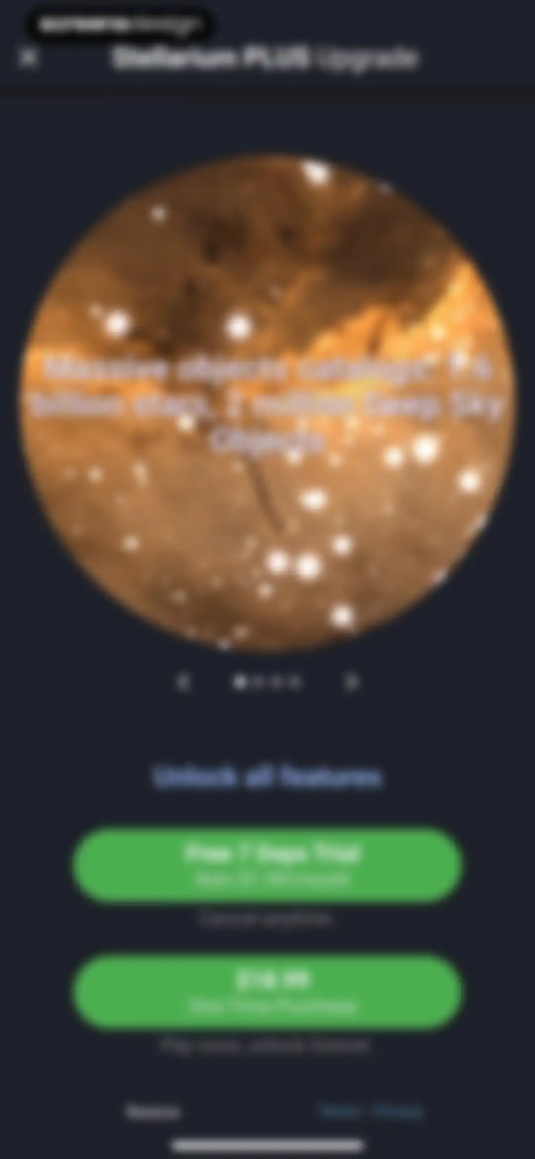 Stellarium Mobile - Star Map screen 9