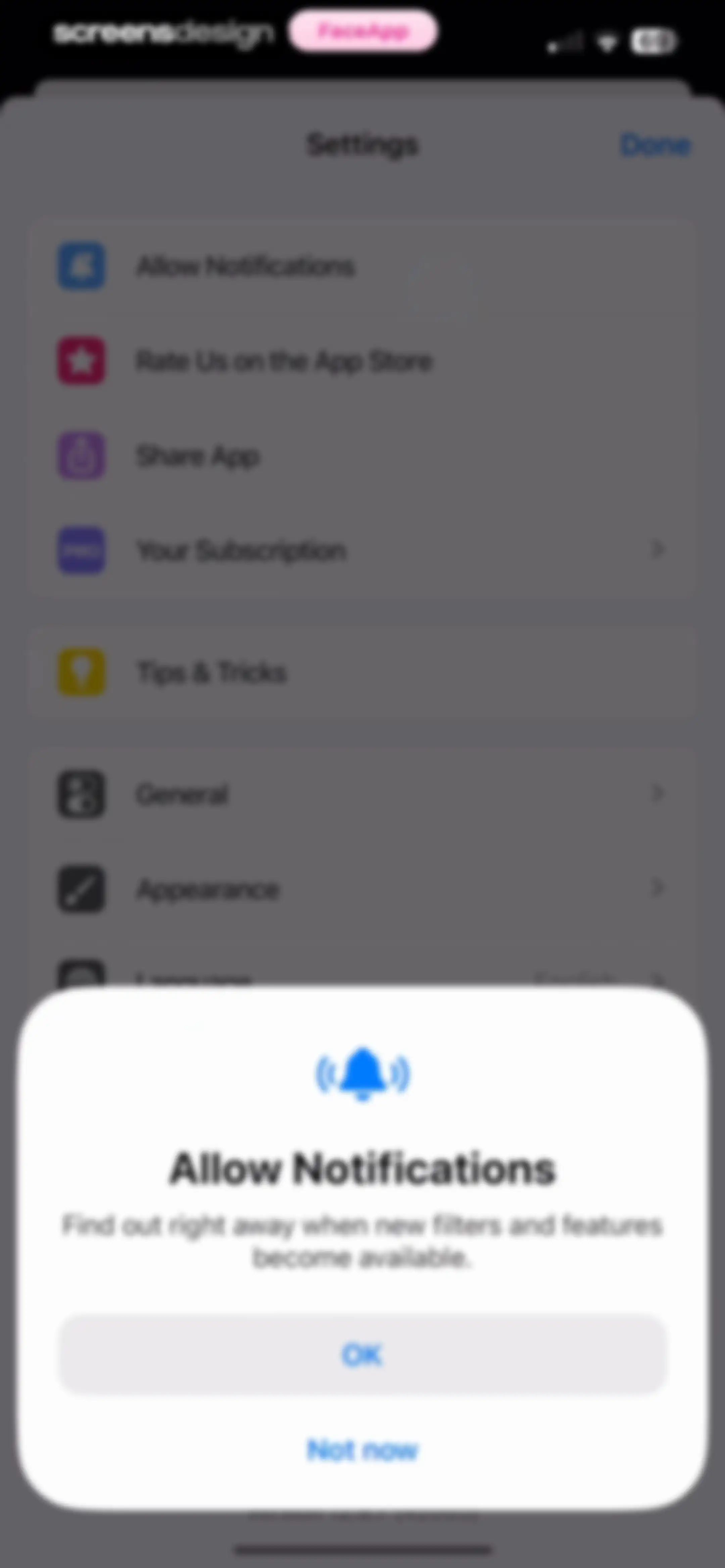 FaceApp: Perfect Face Editor screen 100
