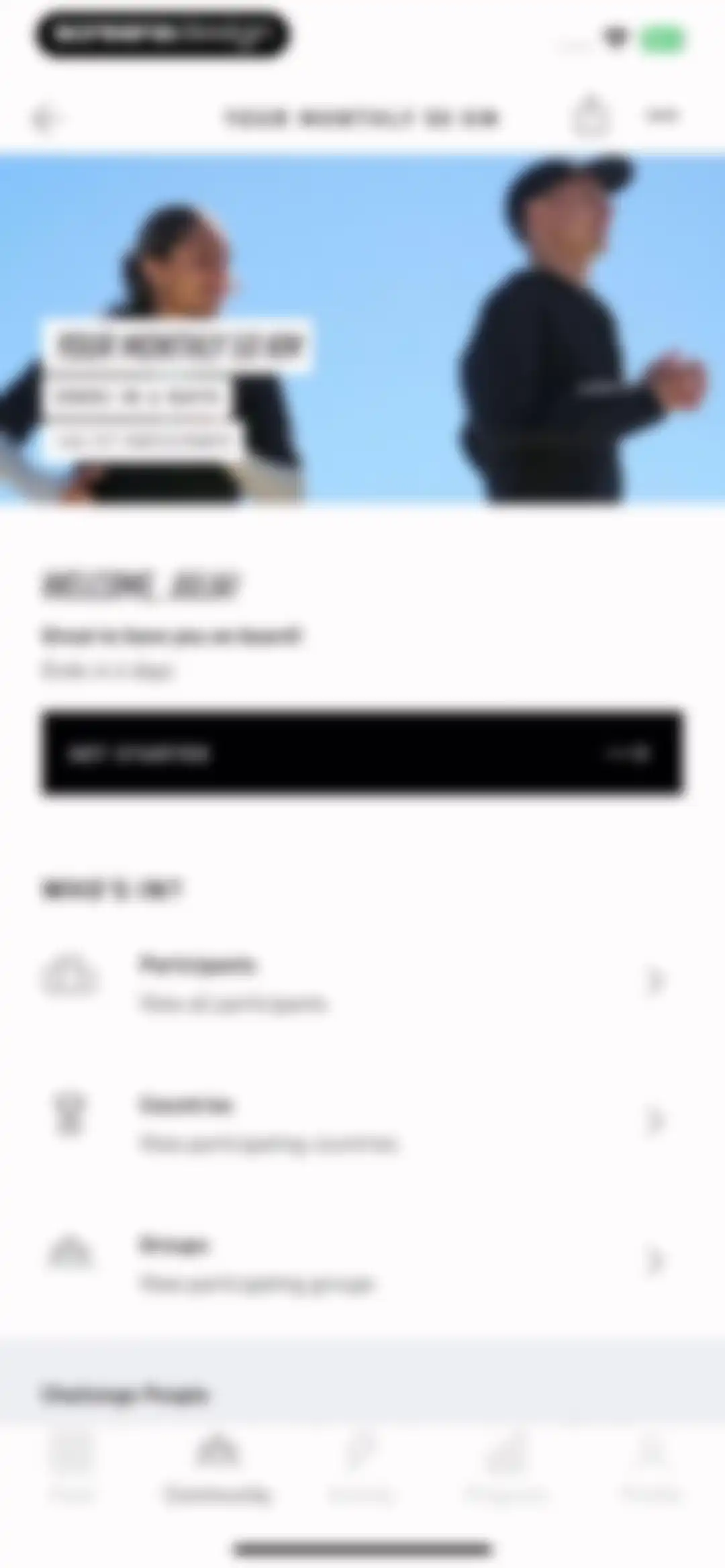 adidas Running: Run tracker screen 124