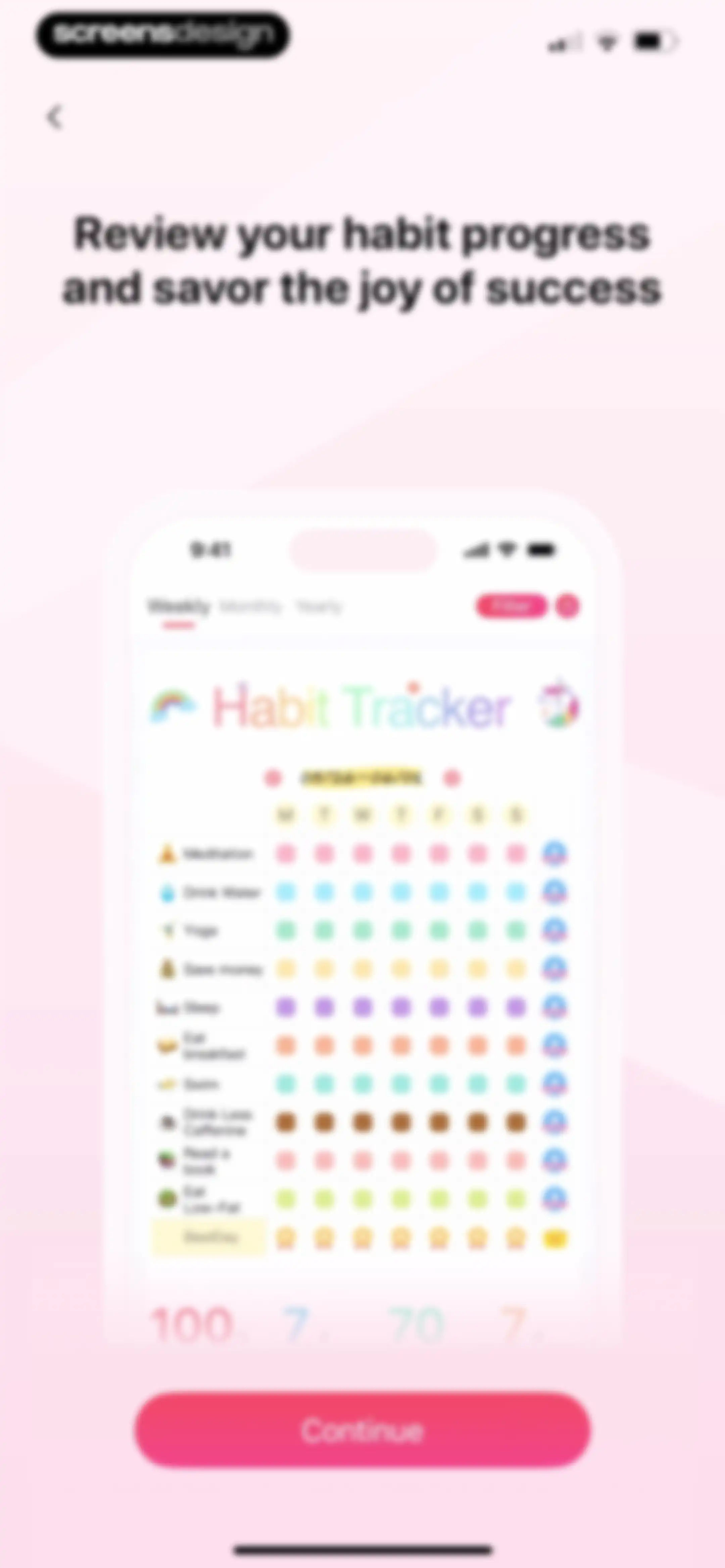 Habit Tracker screen 9