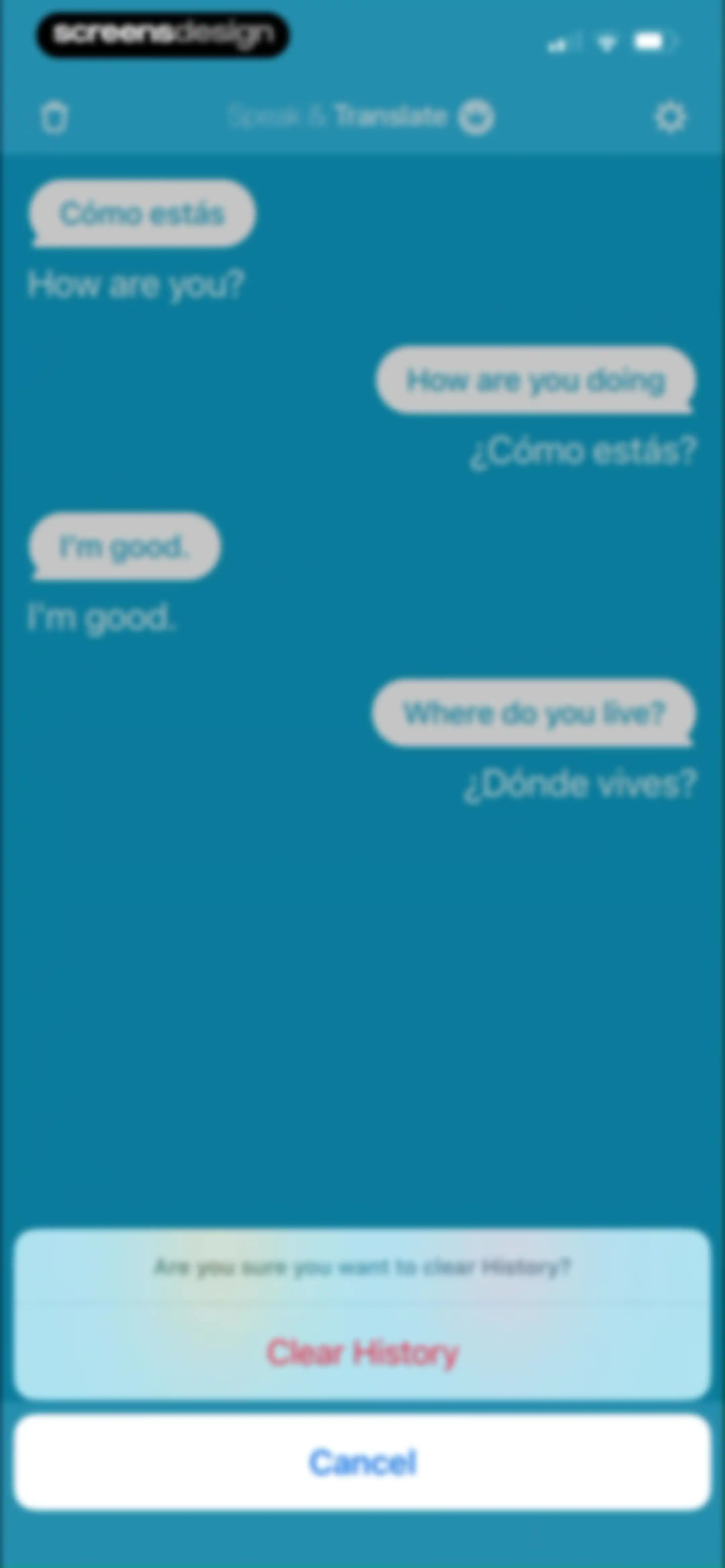 Speak & Translate - Translator screen 35