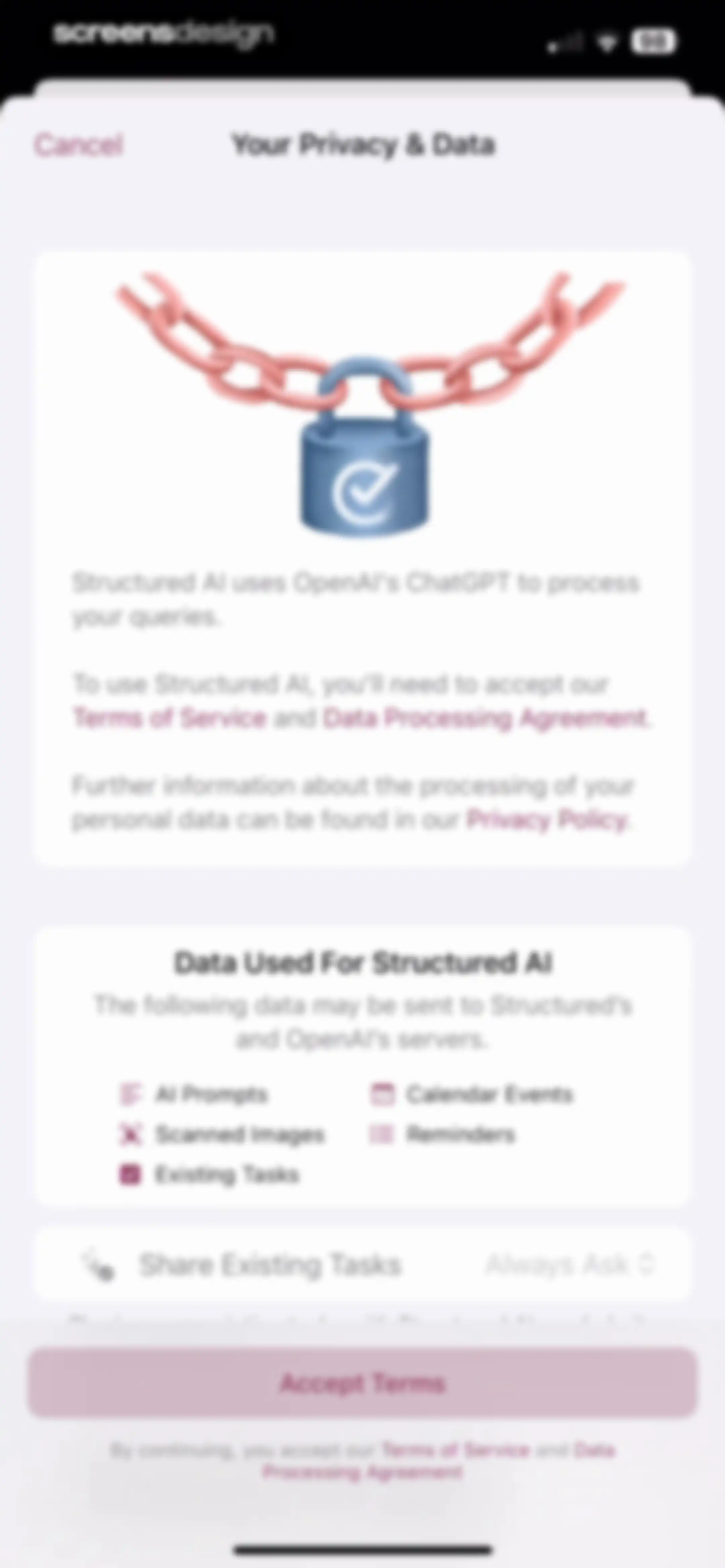 Structured: Daily Planner Todo screen 54
