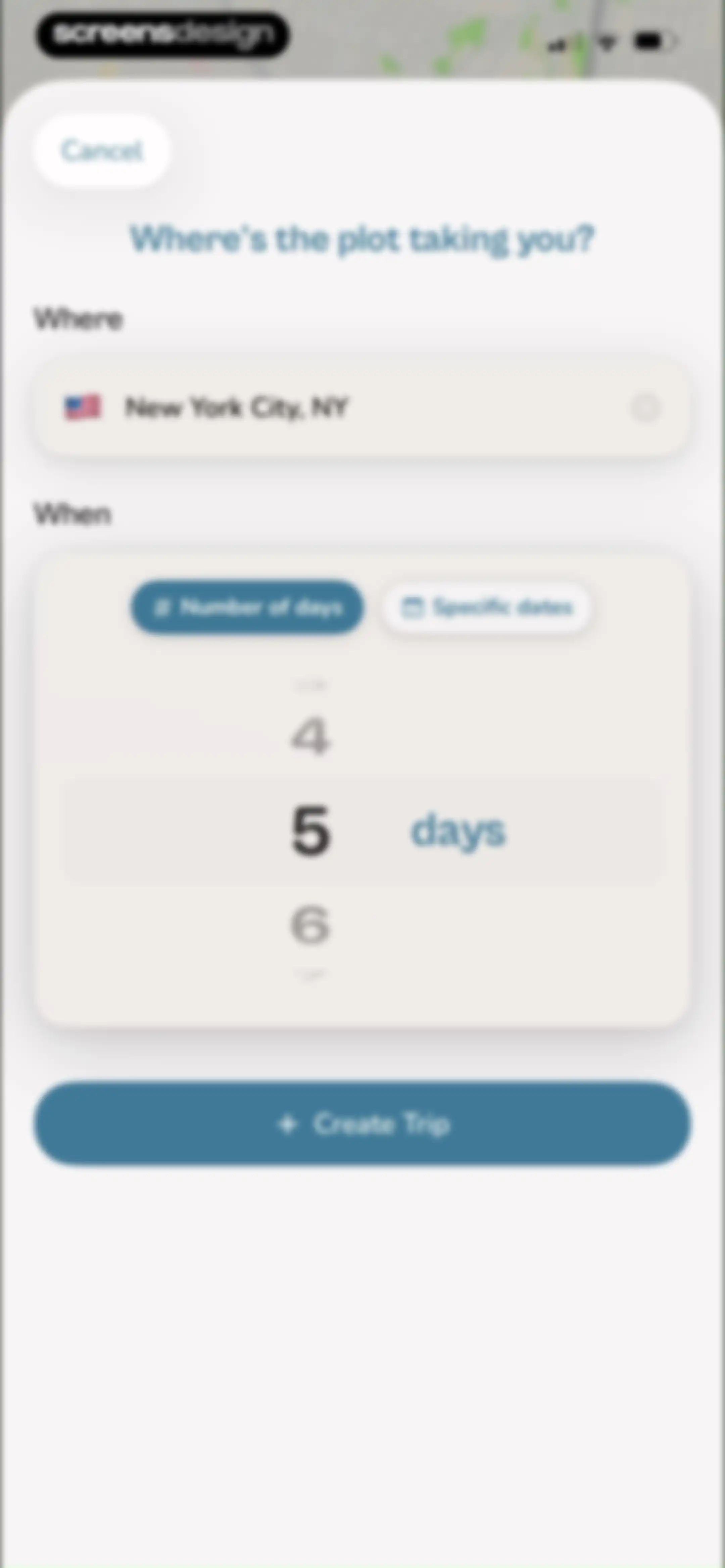 Plotline: Travel Map & Planner screen 62