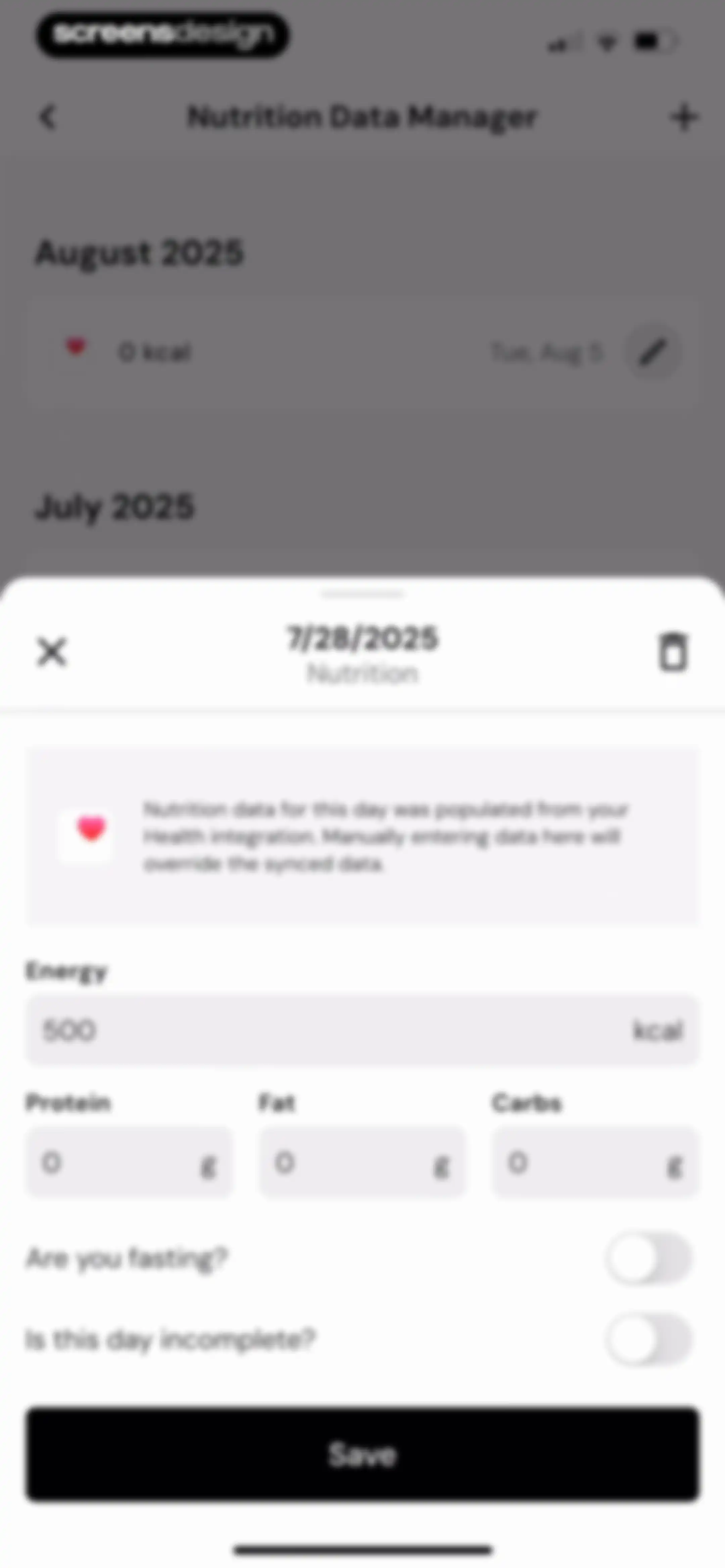 MacroFactor - Macro Tracker screen 95