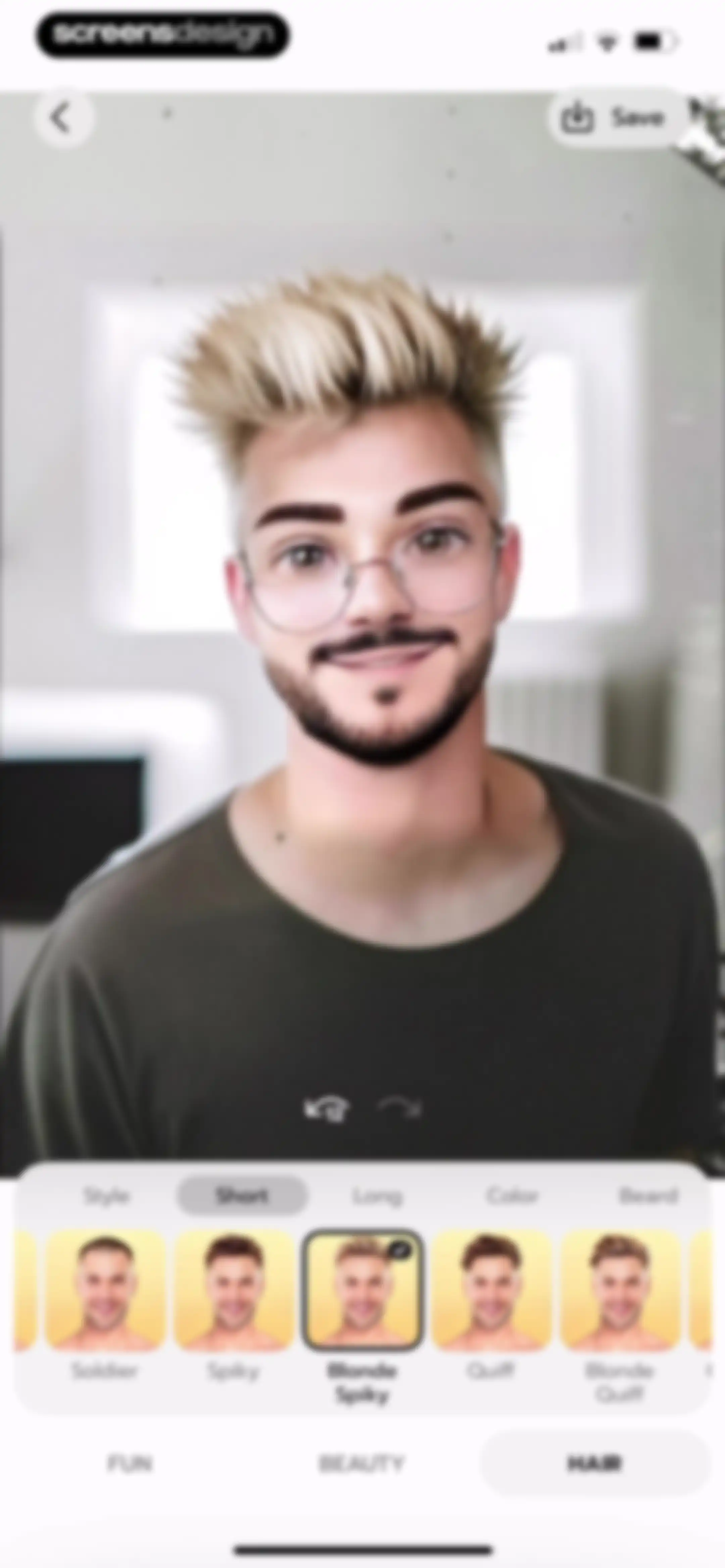 FaceLab: Face Age, Hair Filter screen 32