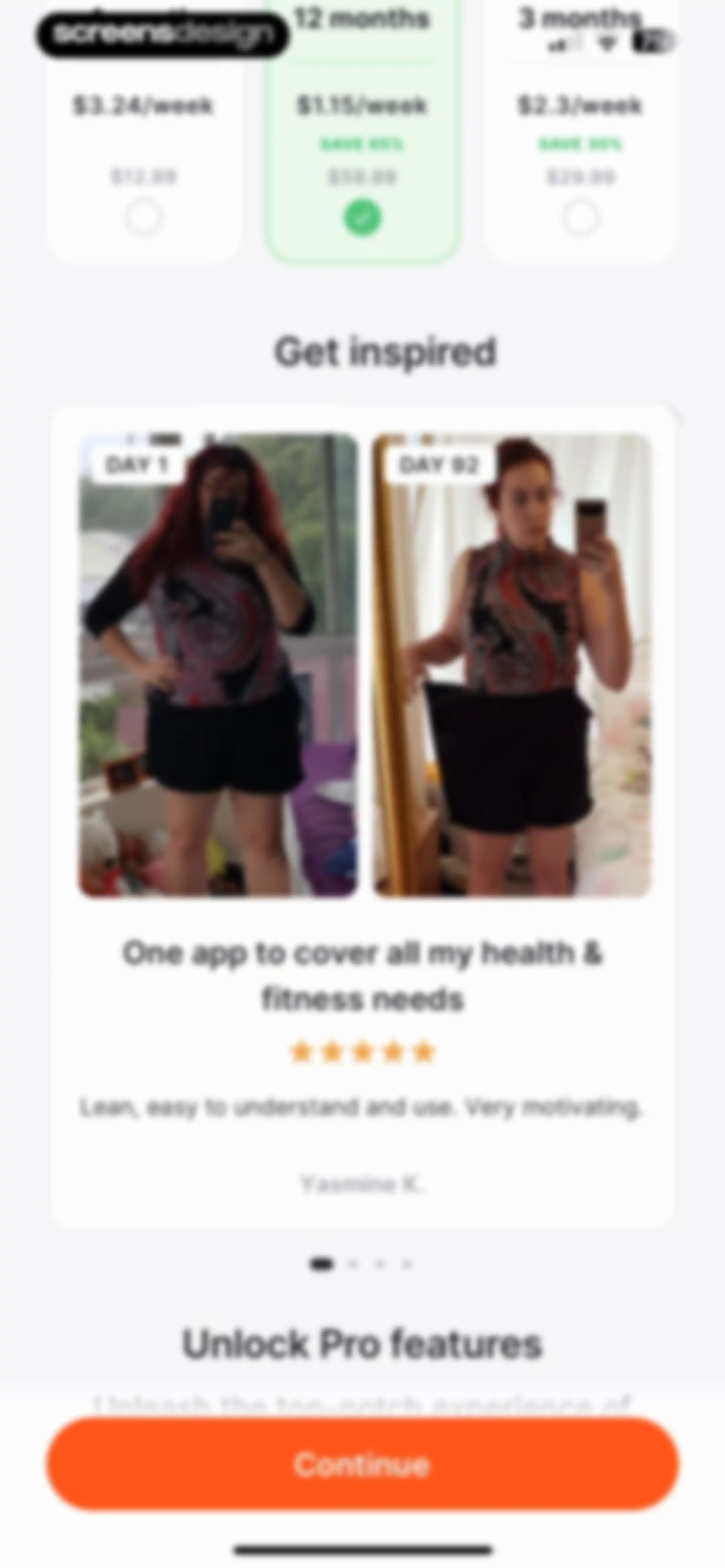 Fitself: Fitness and Fasting screen 46