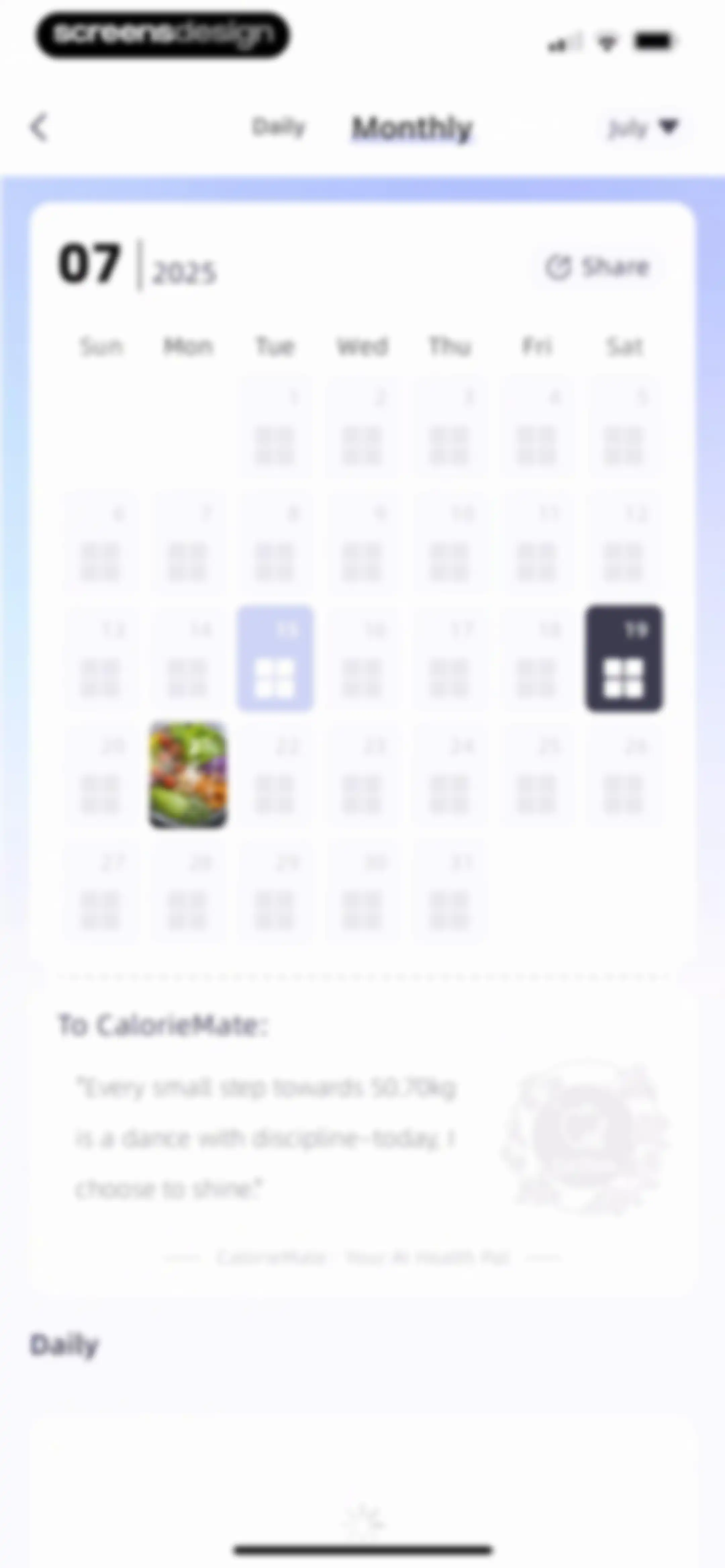 Calorie Tracker-CalorieMate screen 119