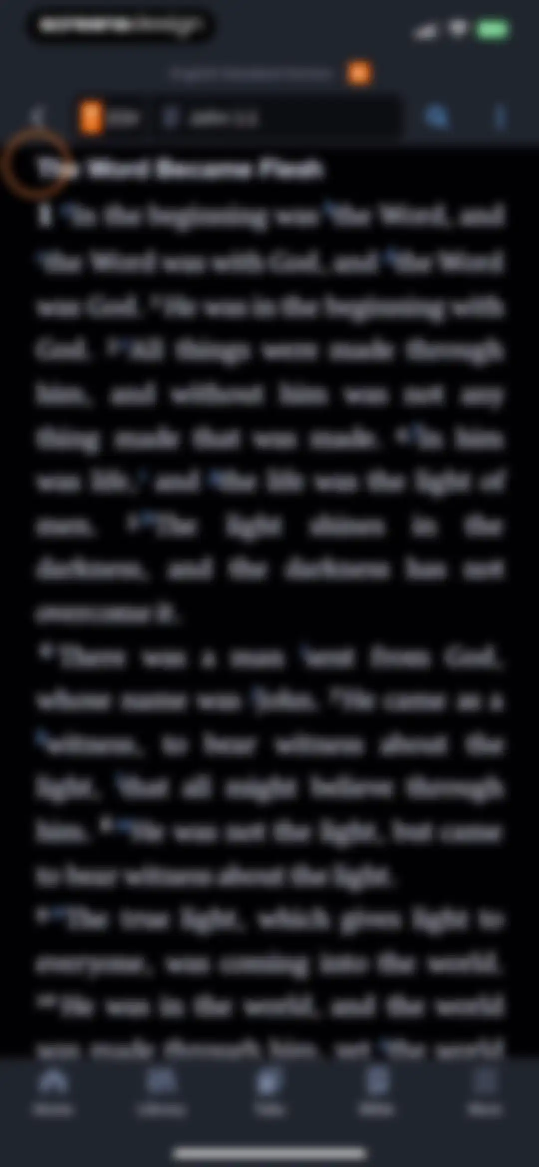 Logos: Deep Bible Study screen 3