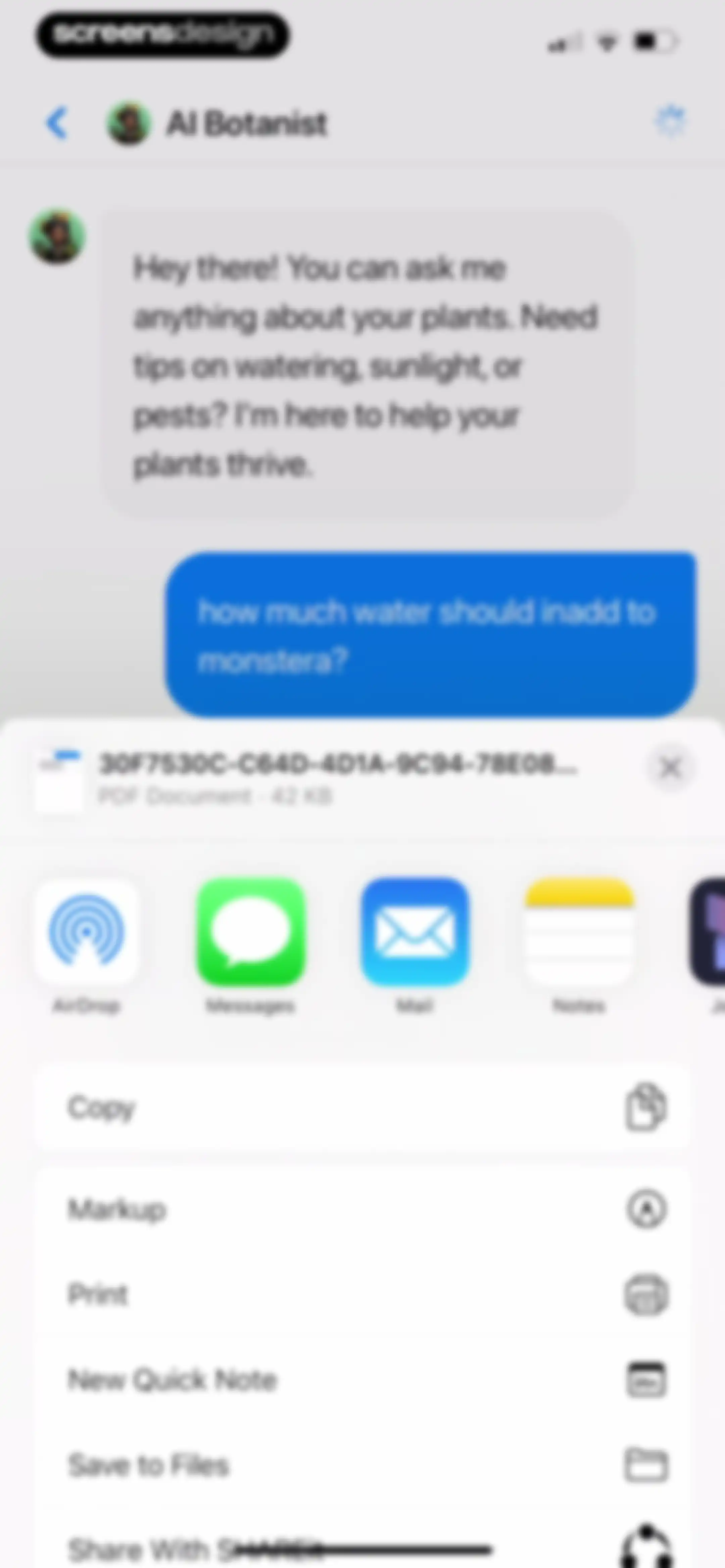 Plant App: Plant Identifier screen 33