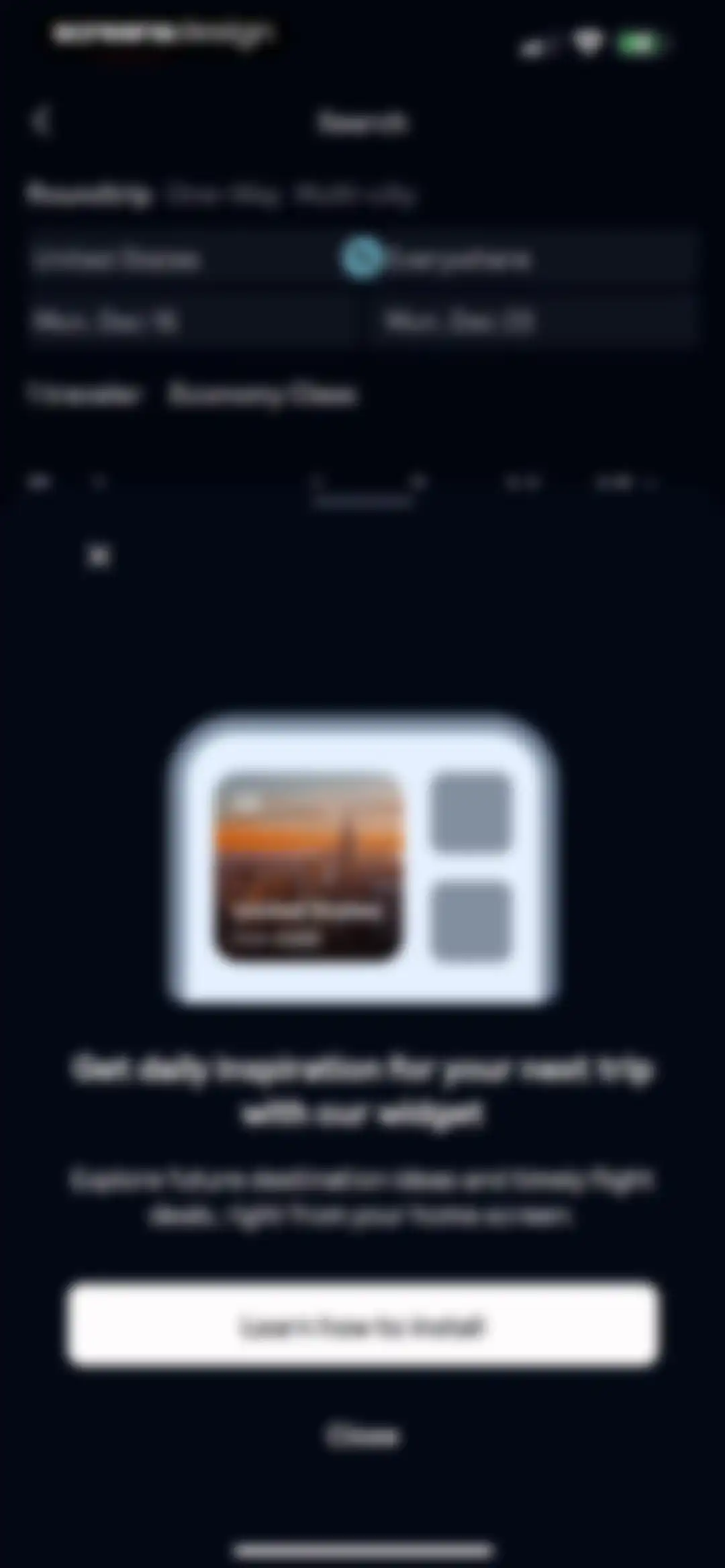Skyscanner Flights & Travel screen 14