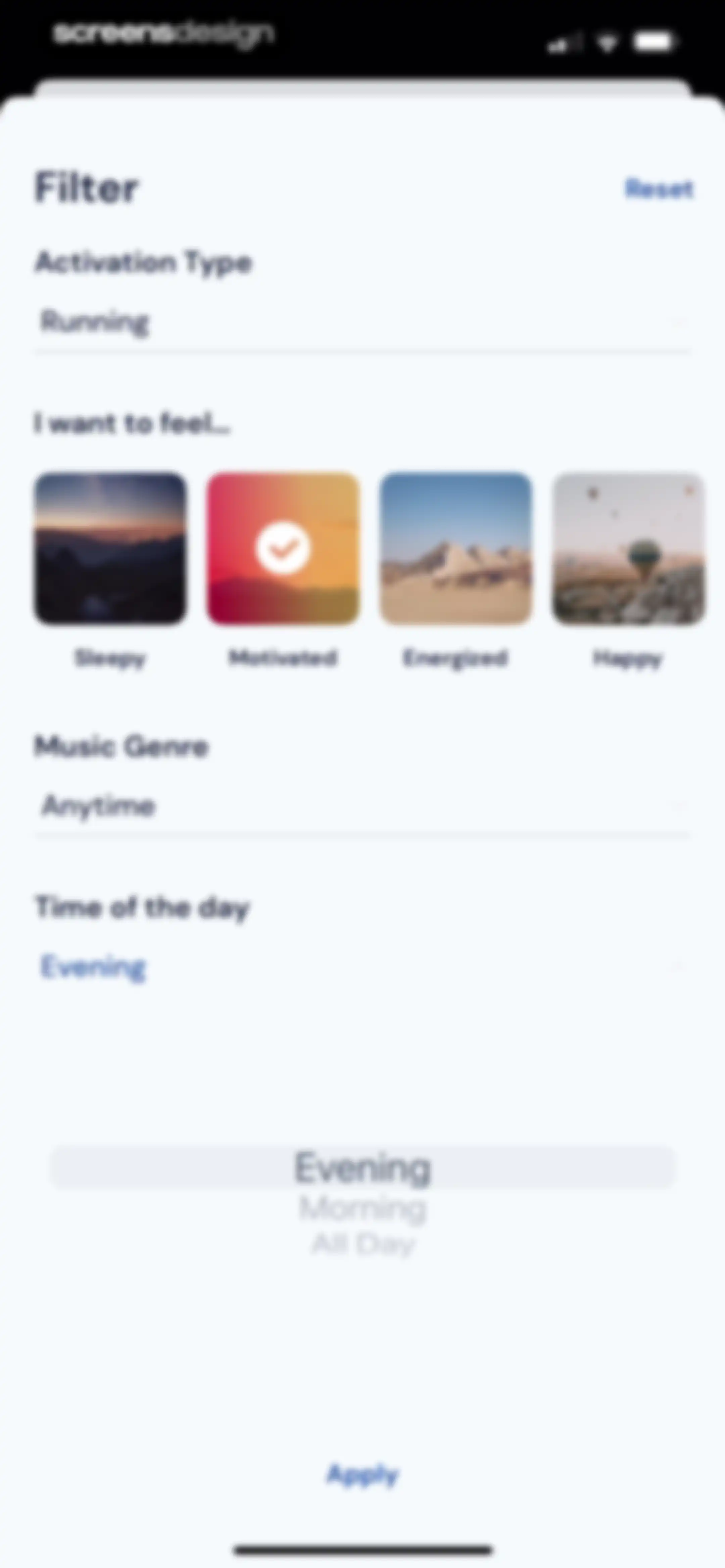 Activations: Daily Motivation screen 76