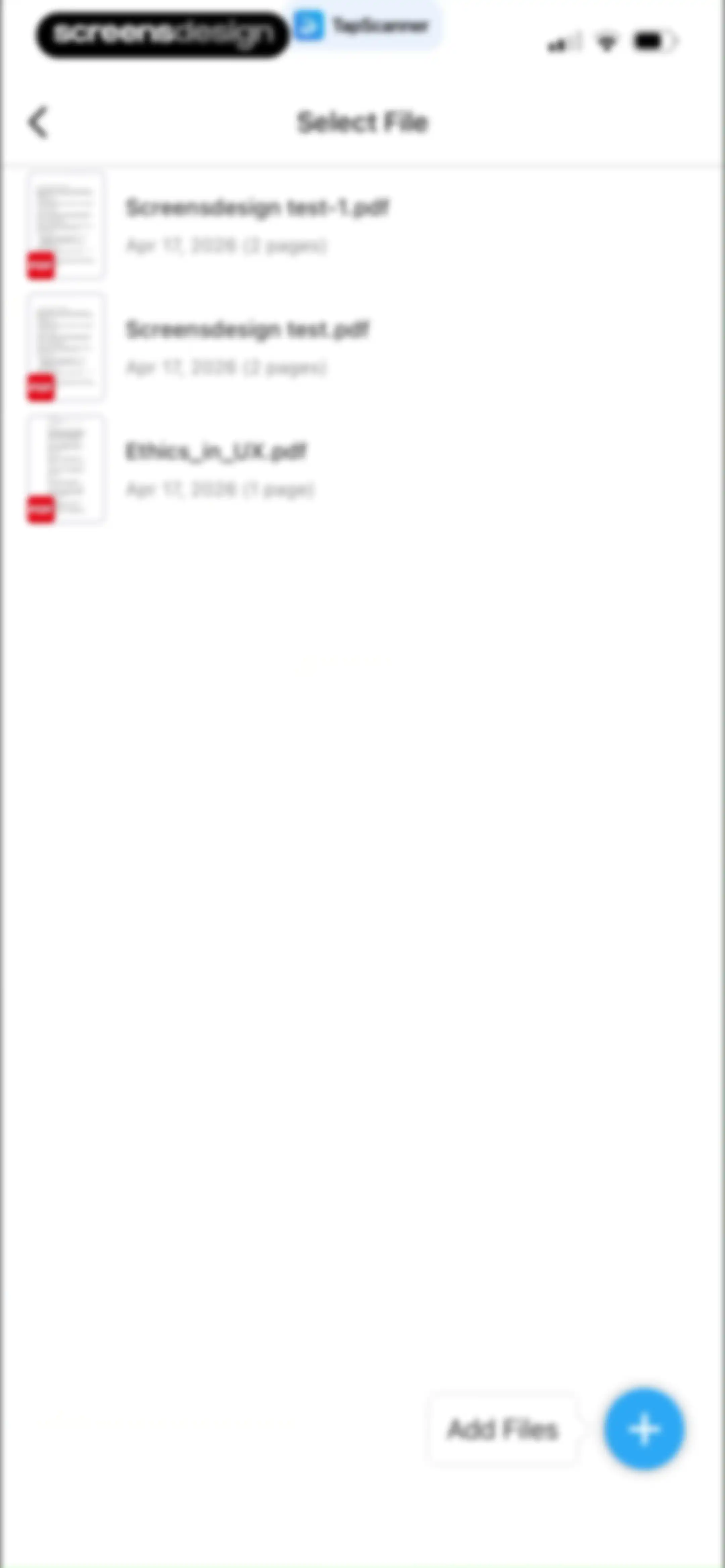 PDF Scanner App: TapScanner screen 111