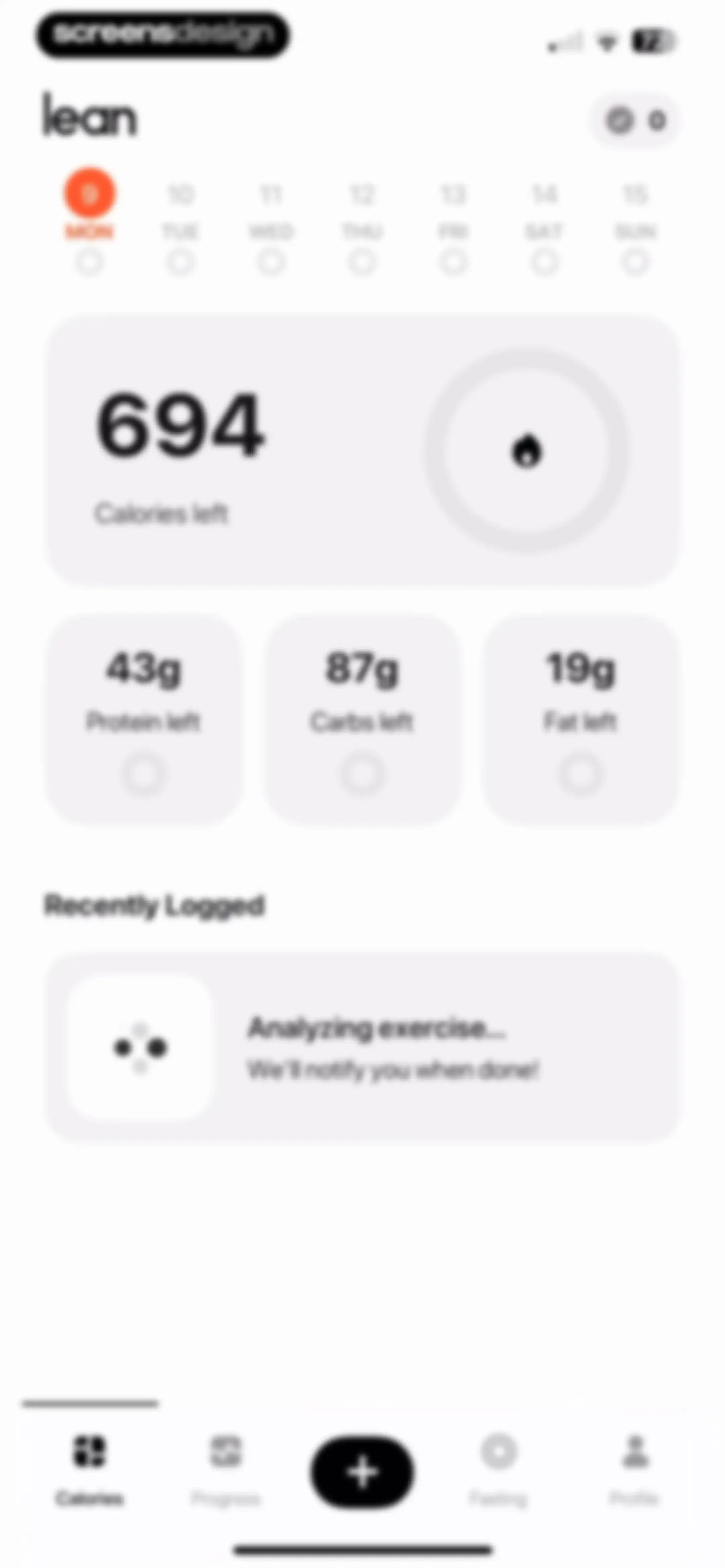 Lean: AI Macro Tracker screen 35