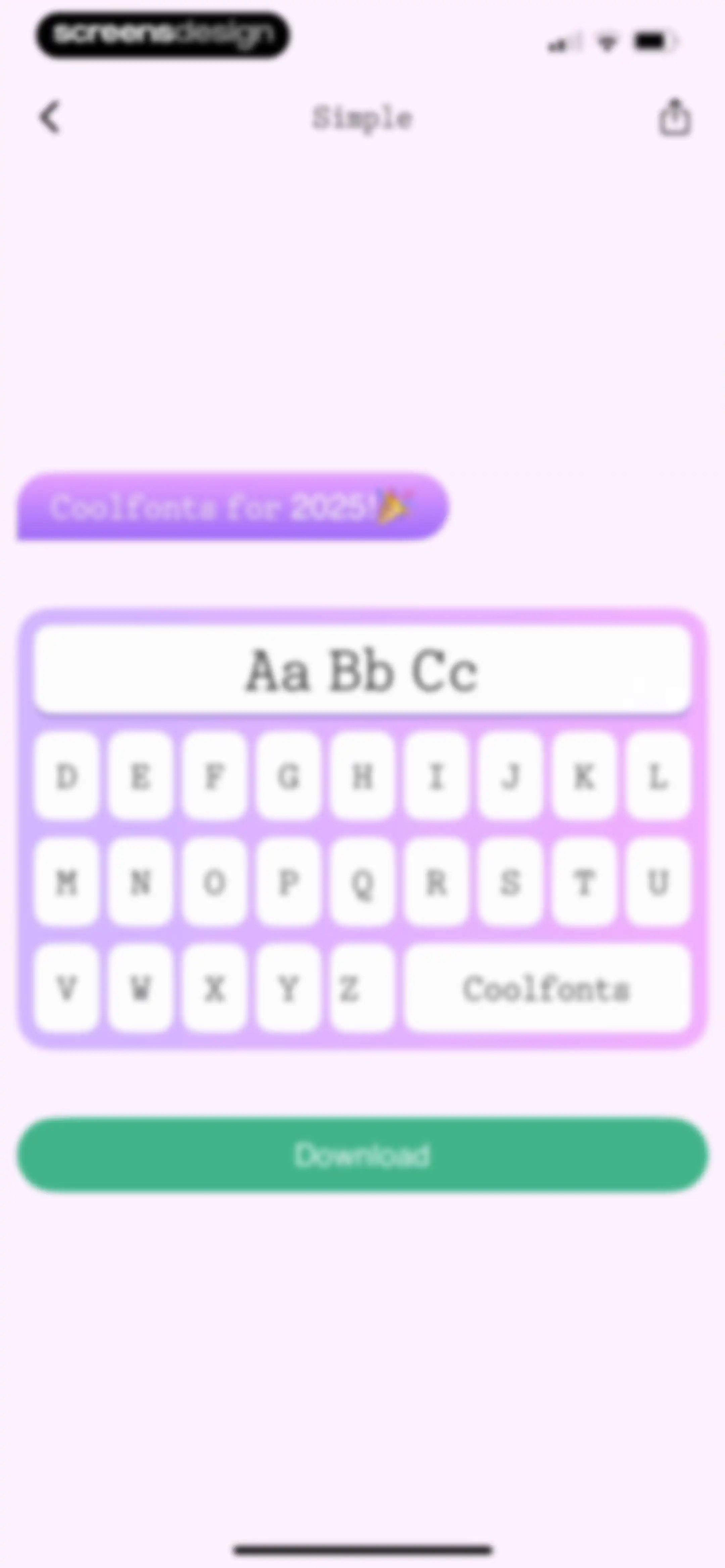Cool Themes & Fonts: Cute Text screen 118