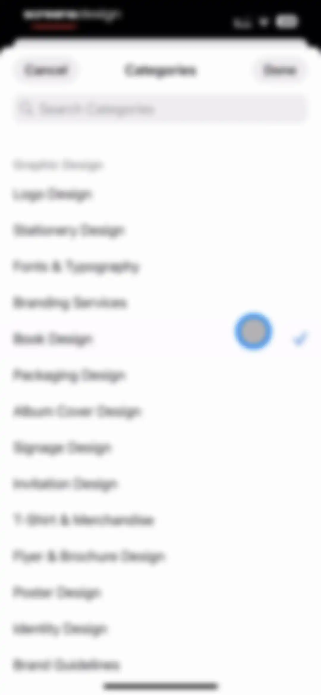 Behance – Creative Portfolios screen 99