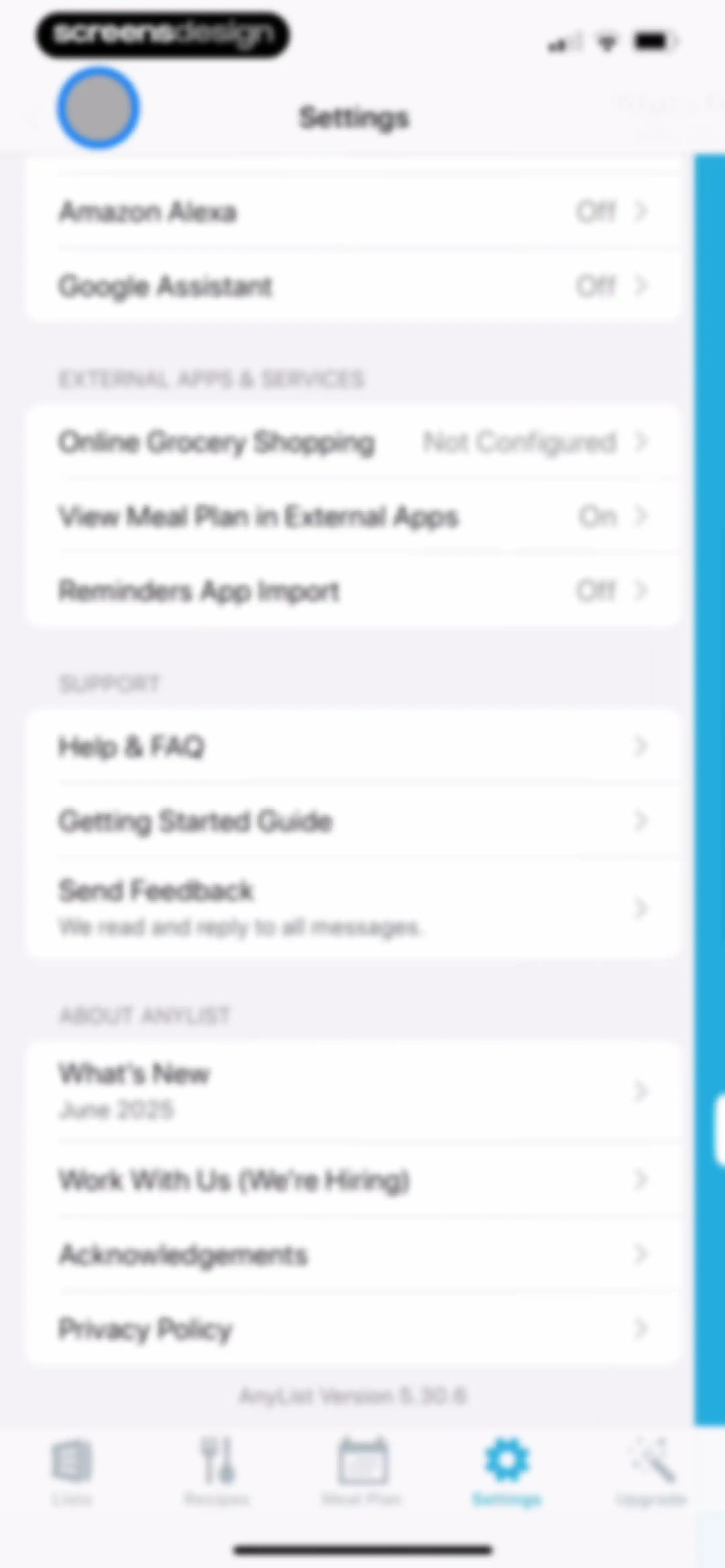 AnyList: Grocery Shopping List screen 121