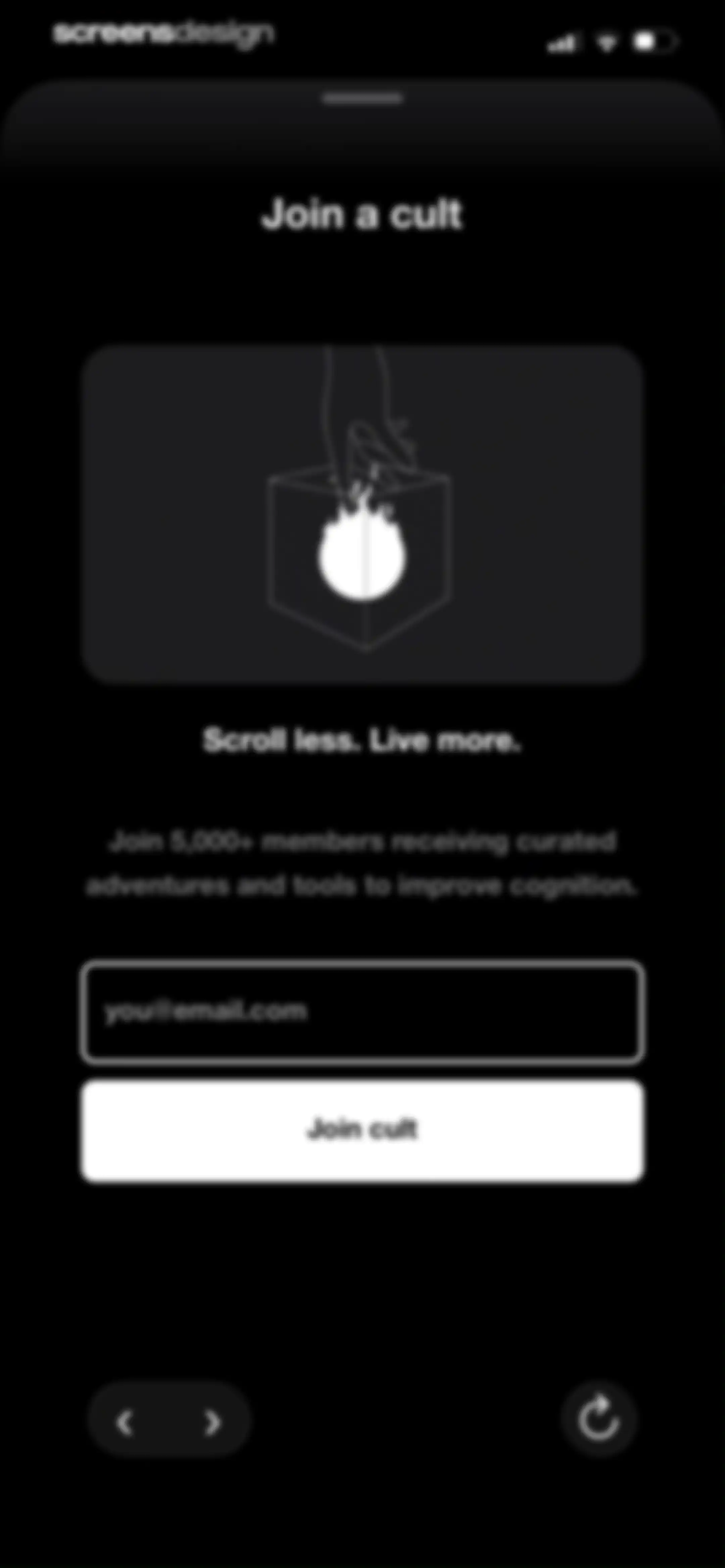 Blank Spaces Launcher screen 94