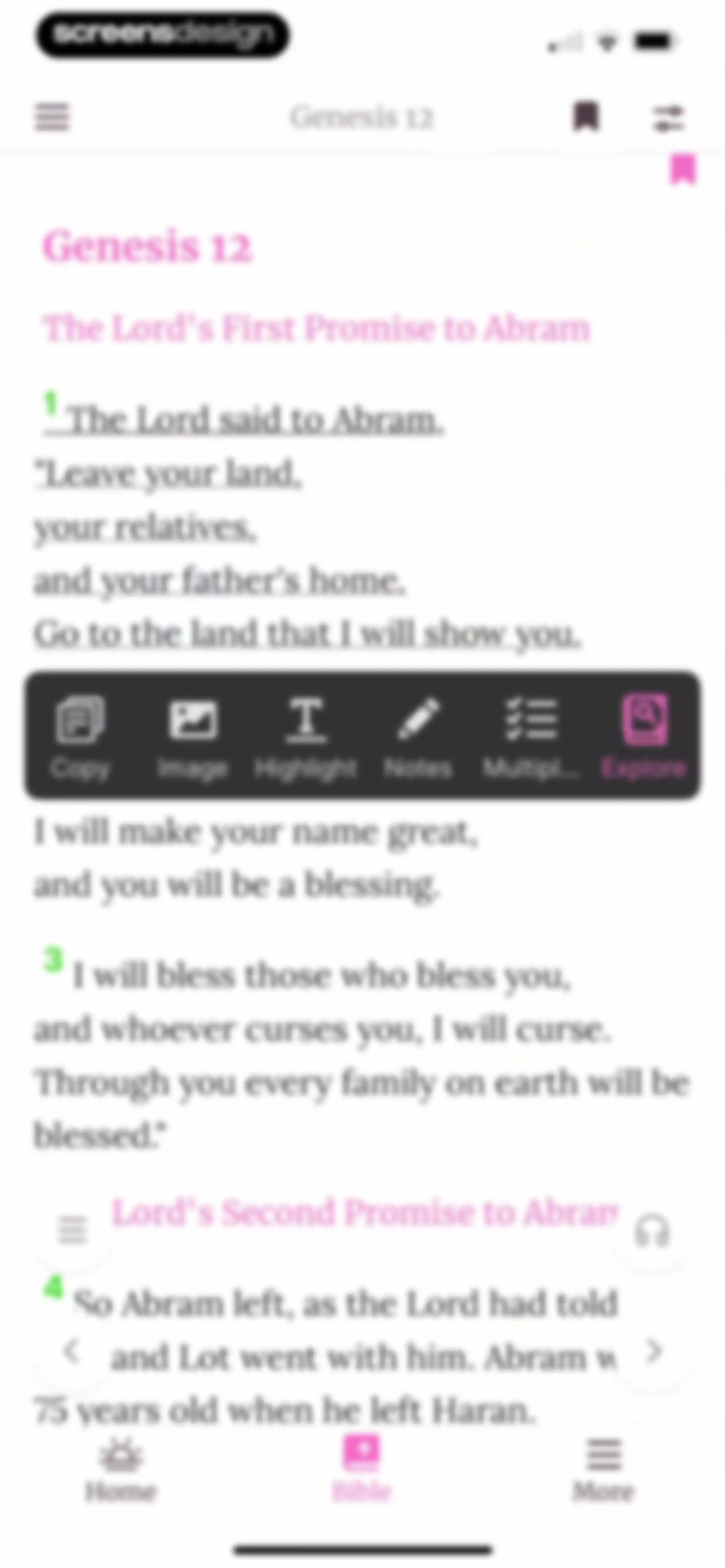 Bible For Women. screen 41