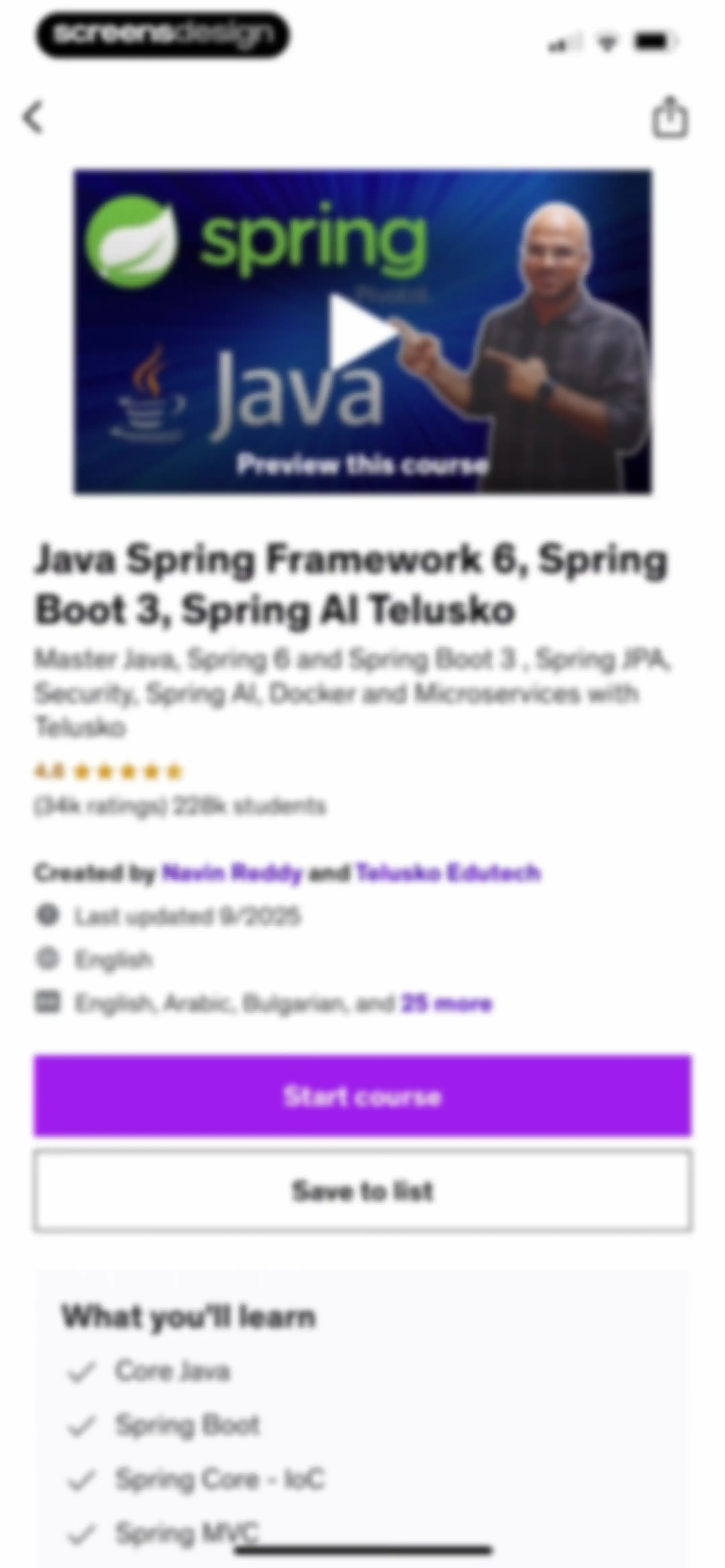Udemy Online Video Courses screen 76