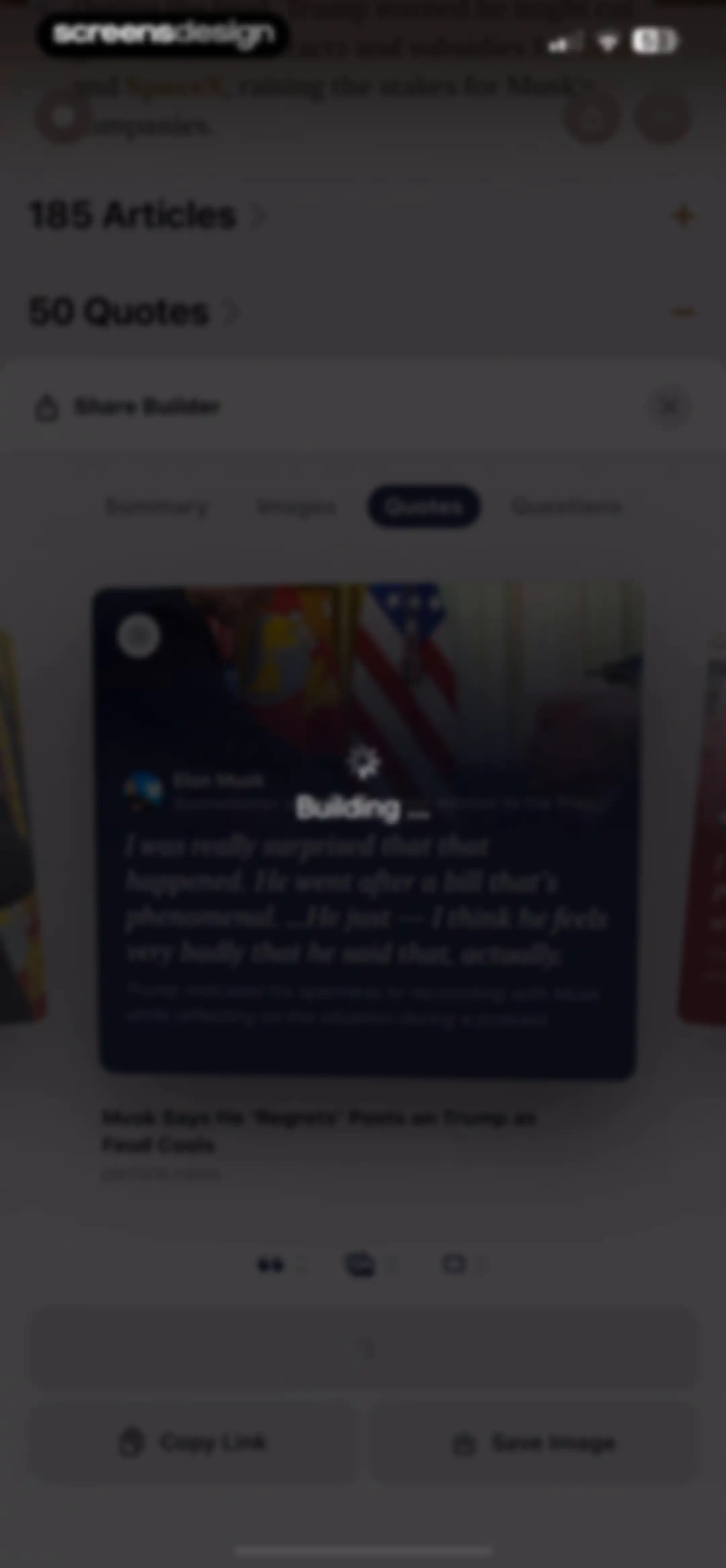 Particle: Personalized News screen 41