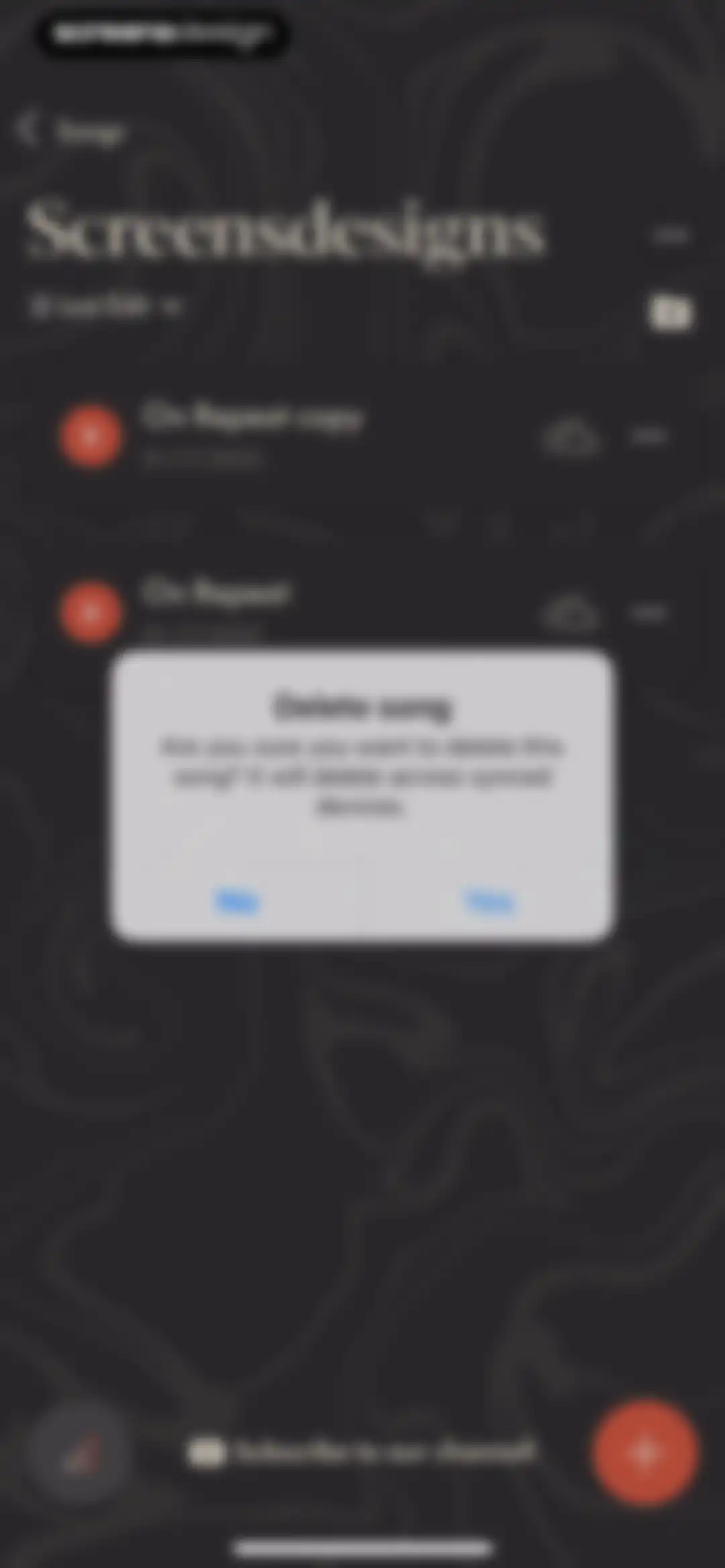 Demo: Songwriting Studio screen 90