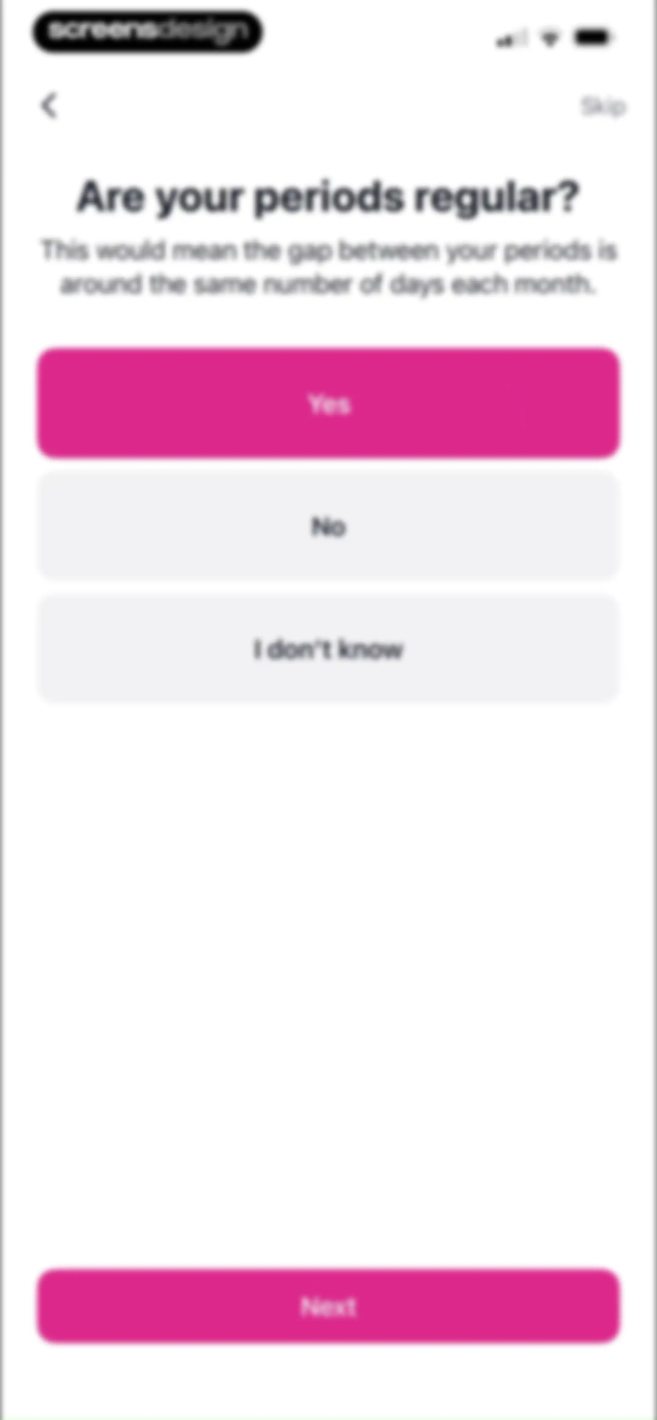 Pregmate Ovulation Tracker screen 19