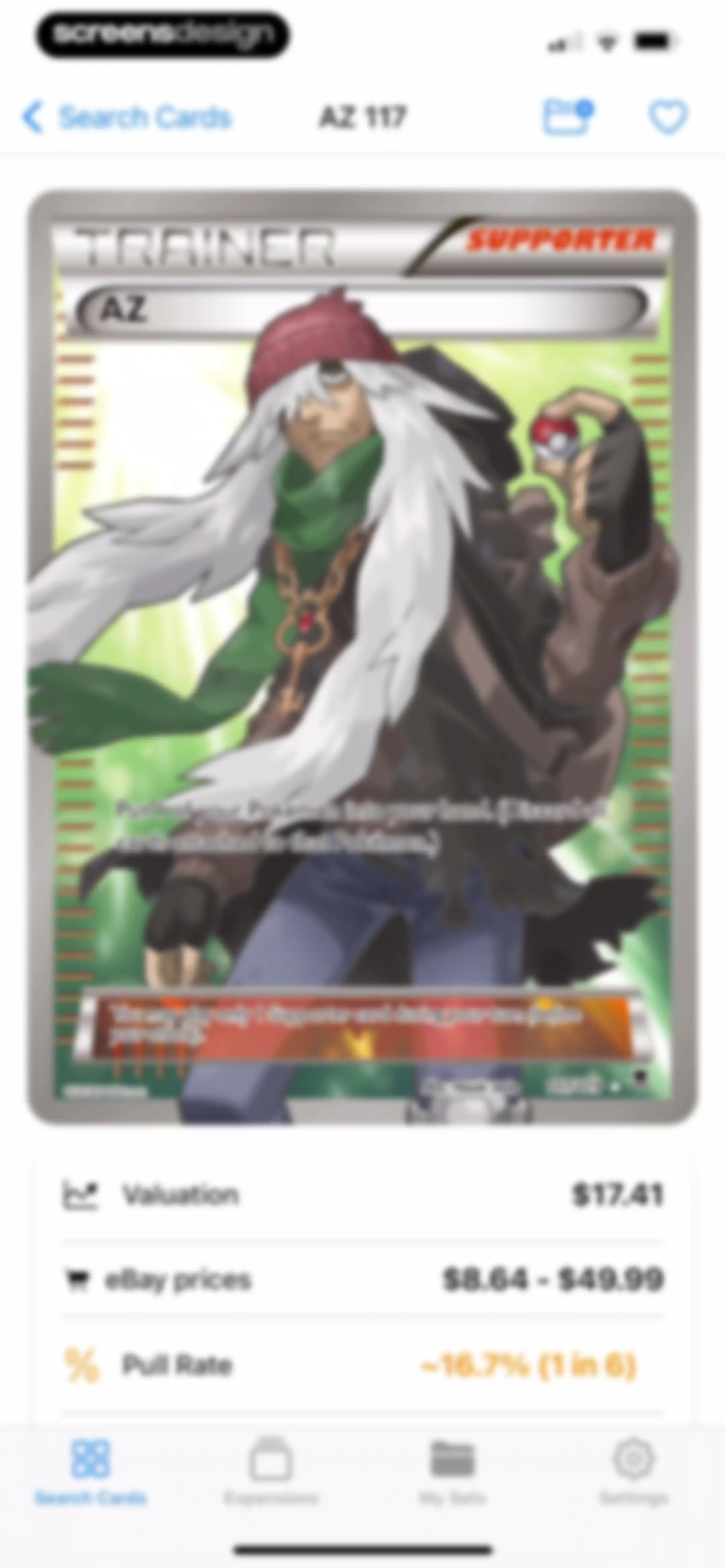 TCG Scanner Card - Pokechart screen 12