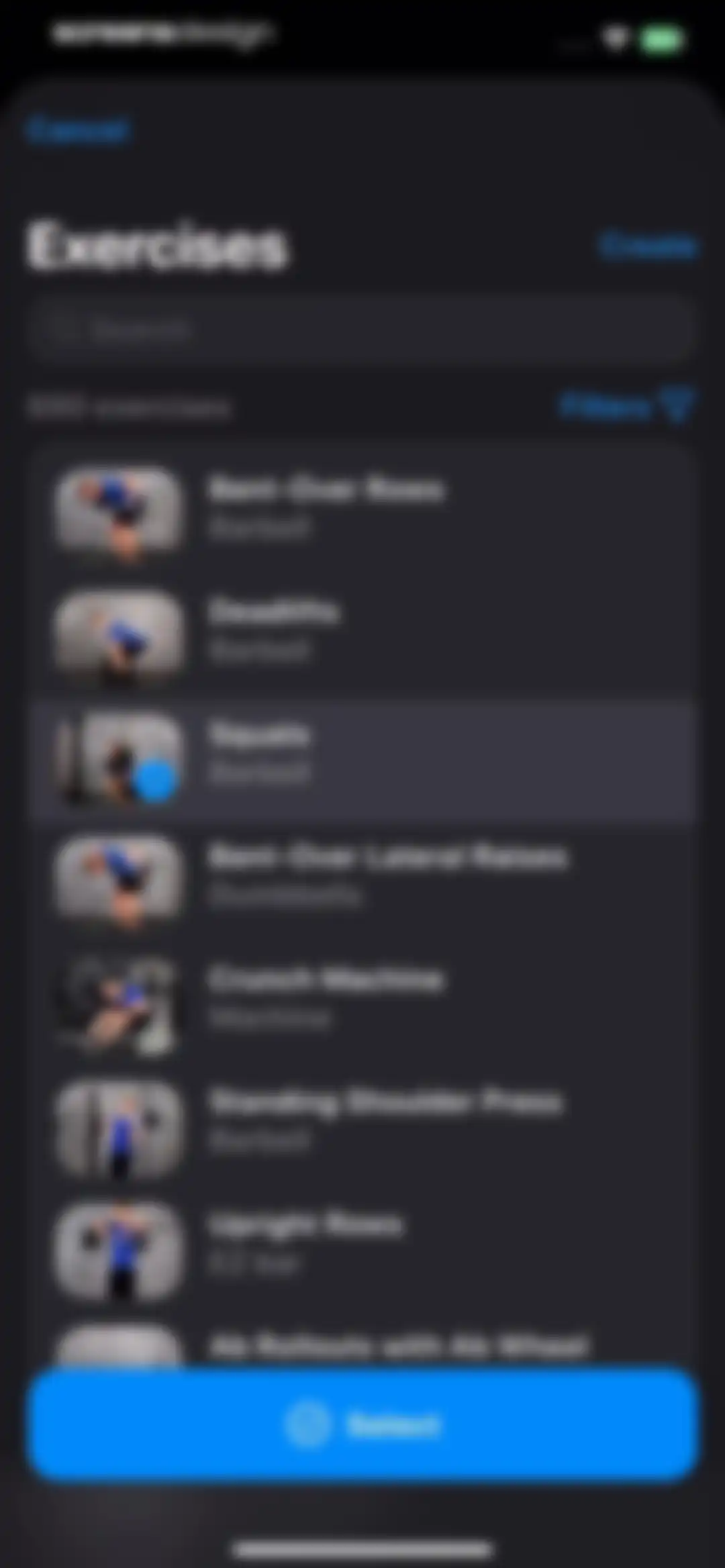 Gym Workout Alpha Progression screen 74