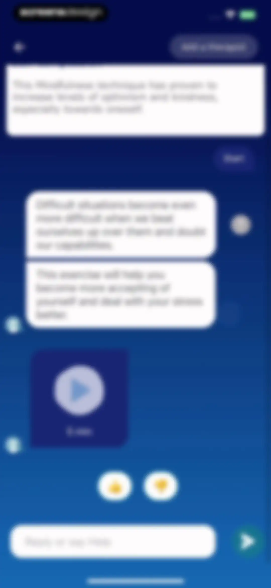 Wysa: Mental Wellbeing AI screen 41