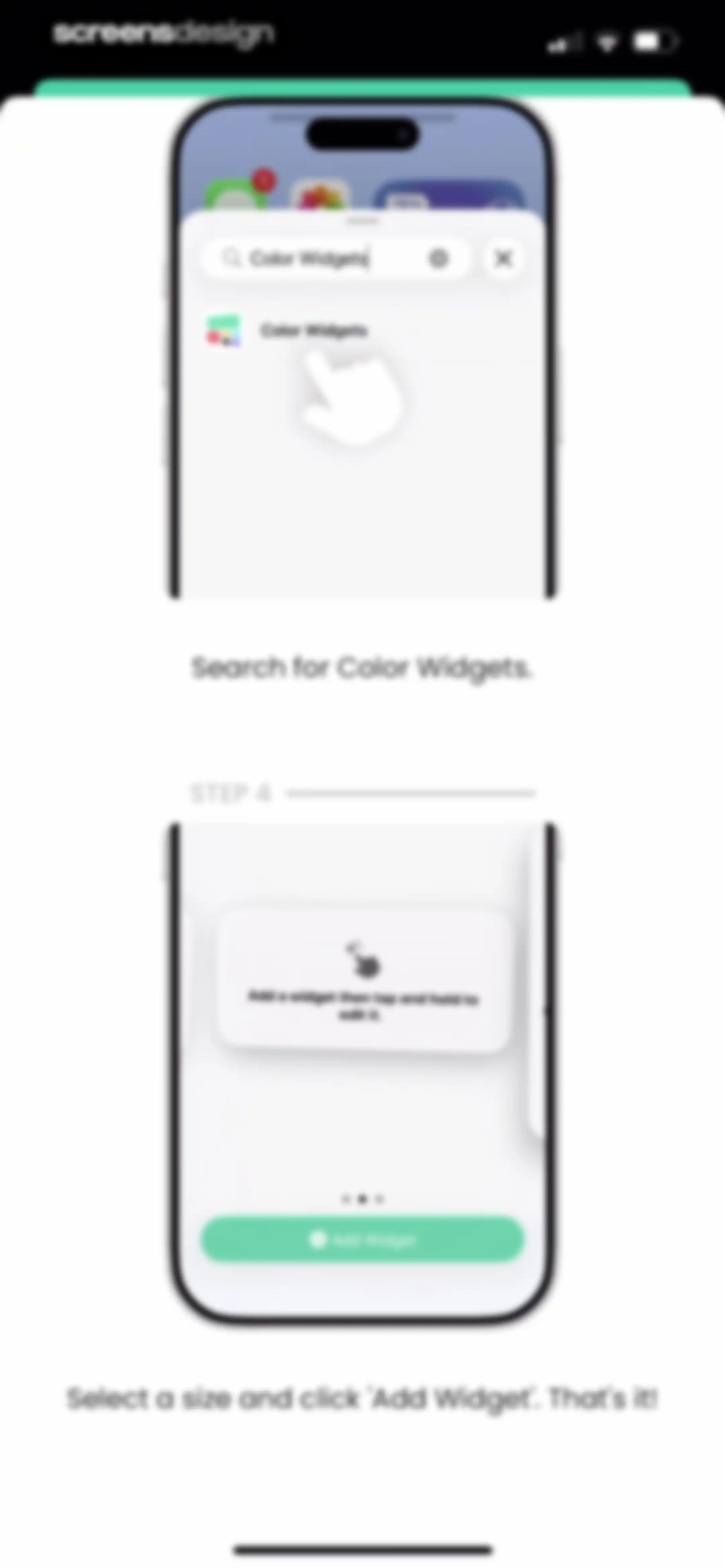 Color Widgets screen 26