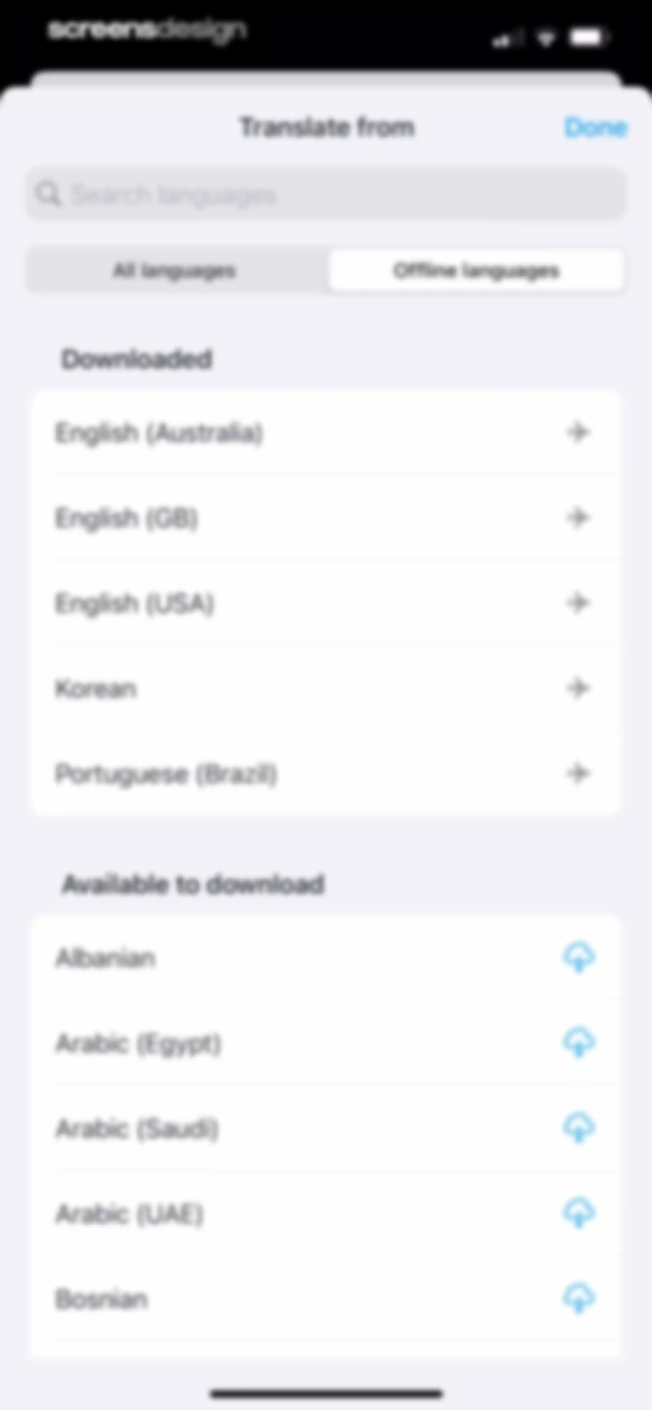 iTranslate Translator screen 30