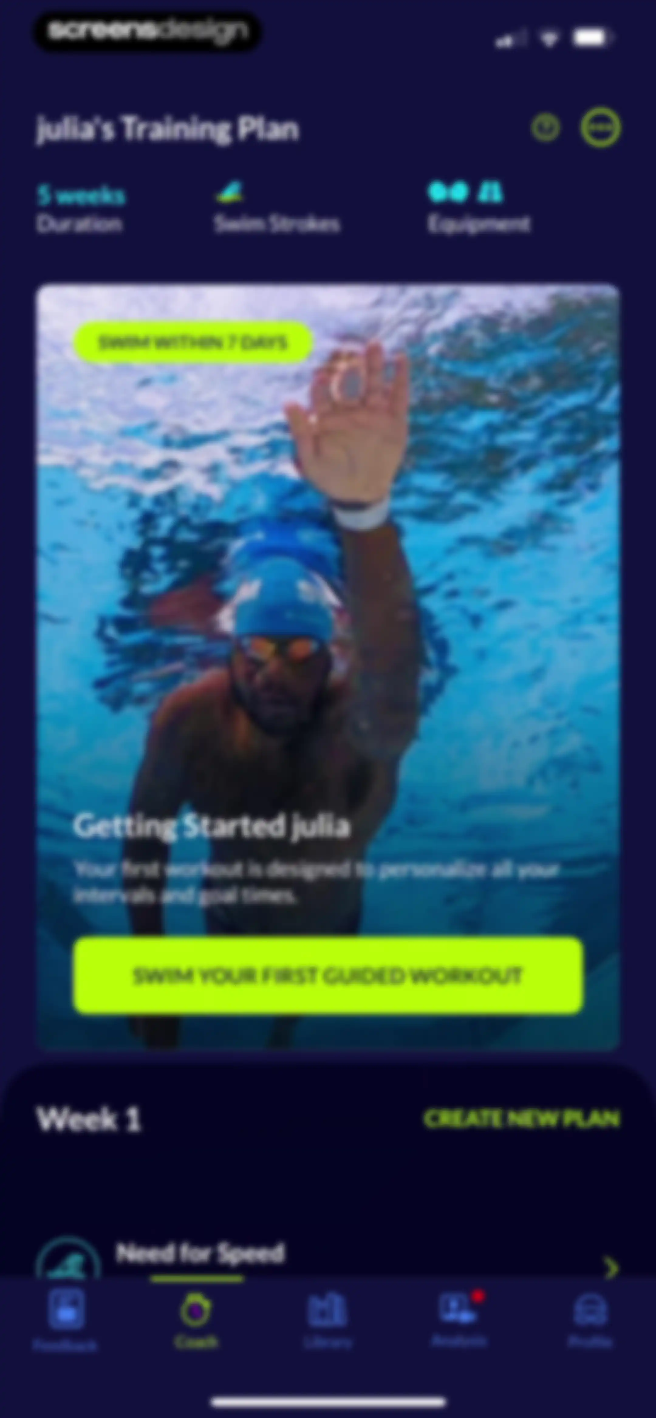 MySwimPro: #1 Swim Workout App screen 47