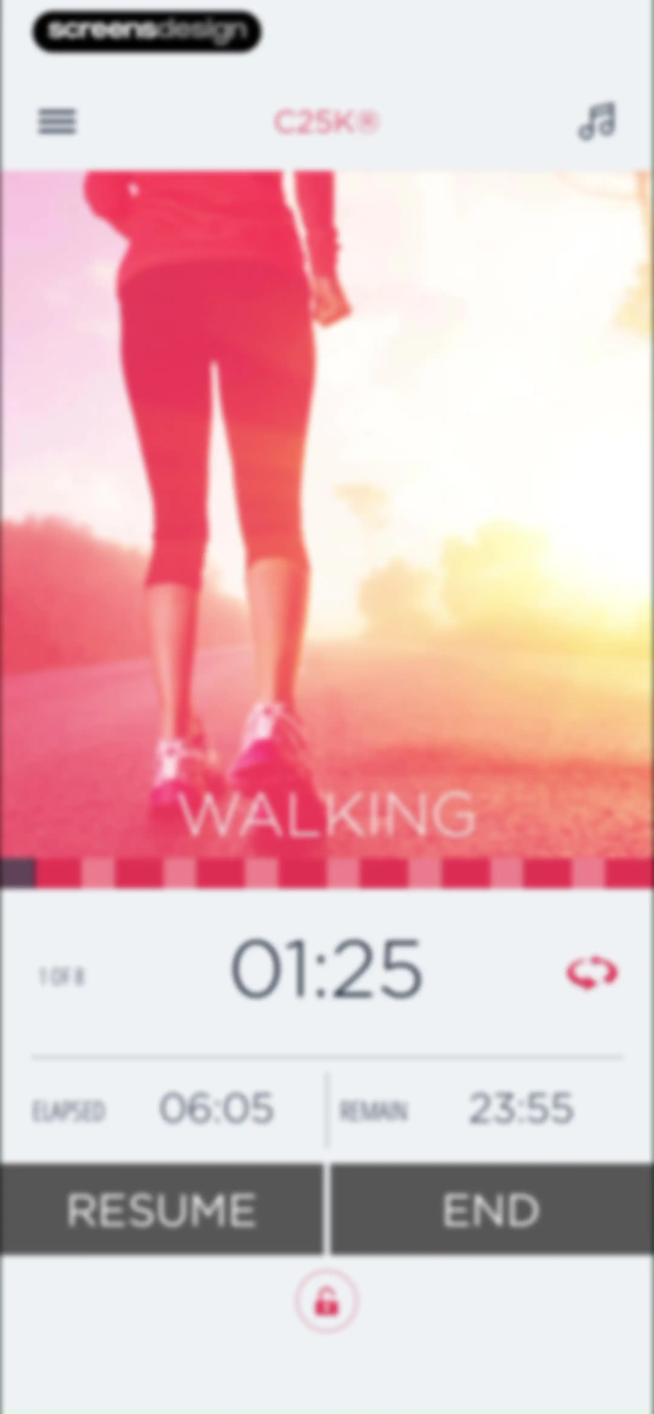 C25K® 5K Running Coach & Map screen 16