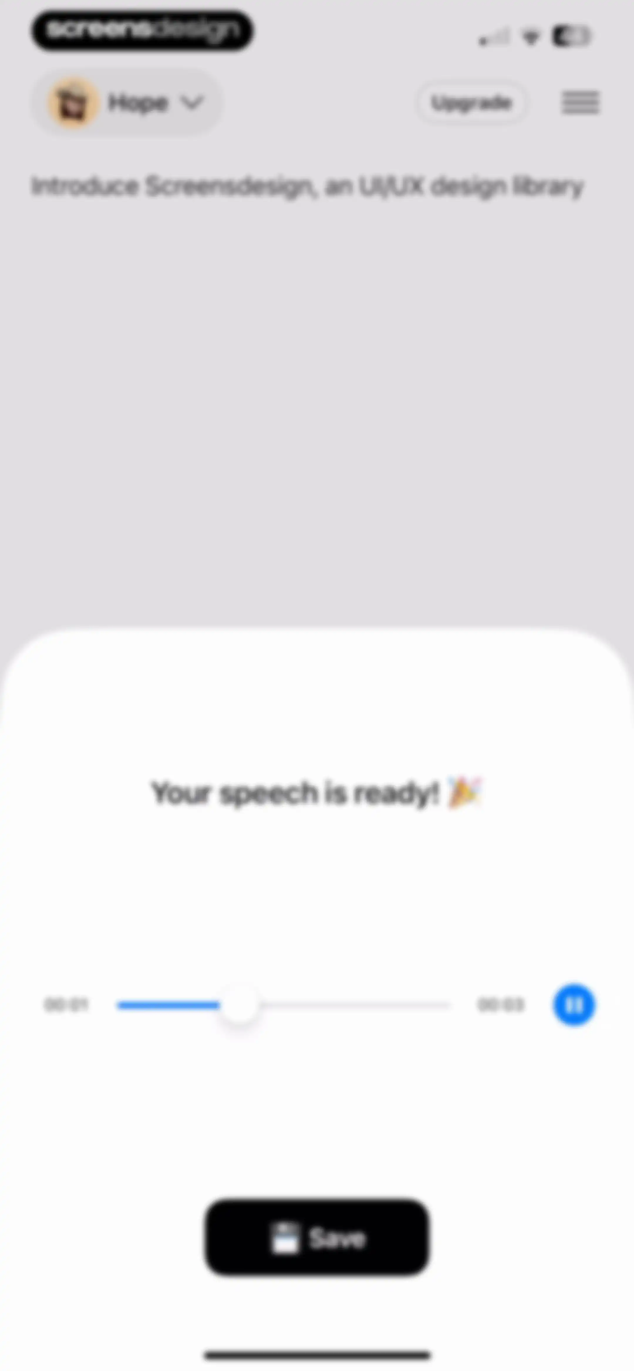 Labs AI : Text to Speech screen 13