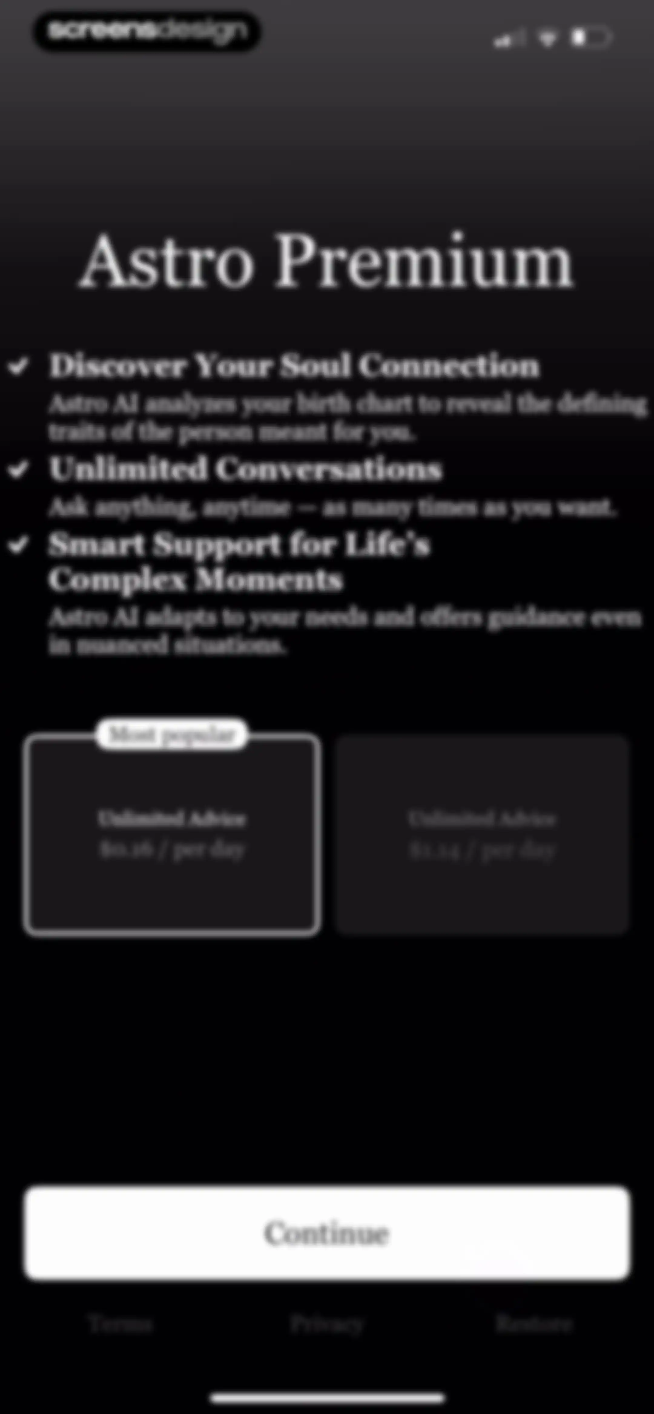 Astro AI: Life Advice screen 16