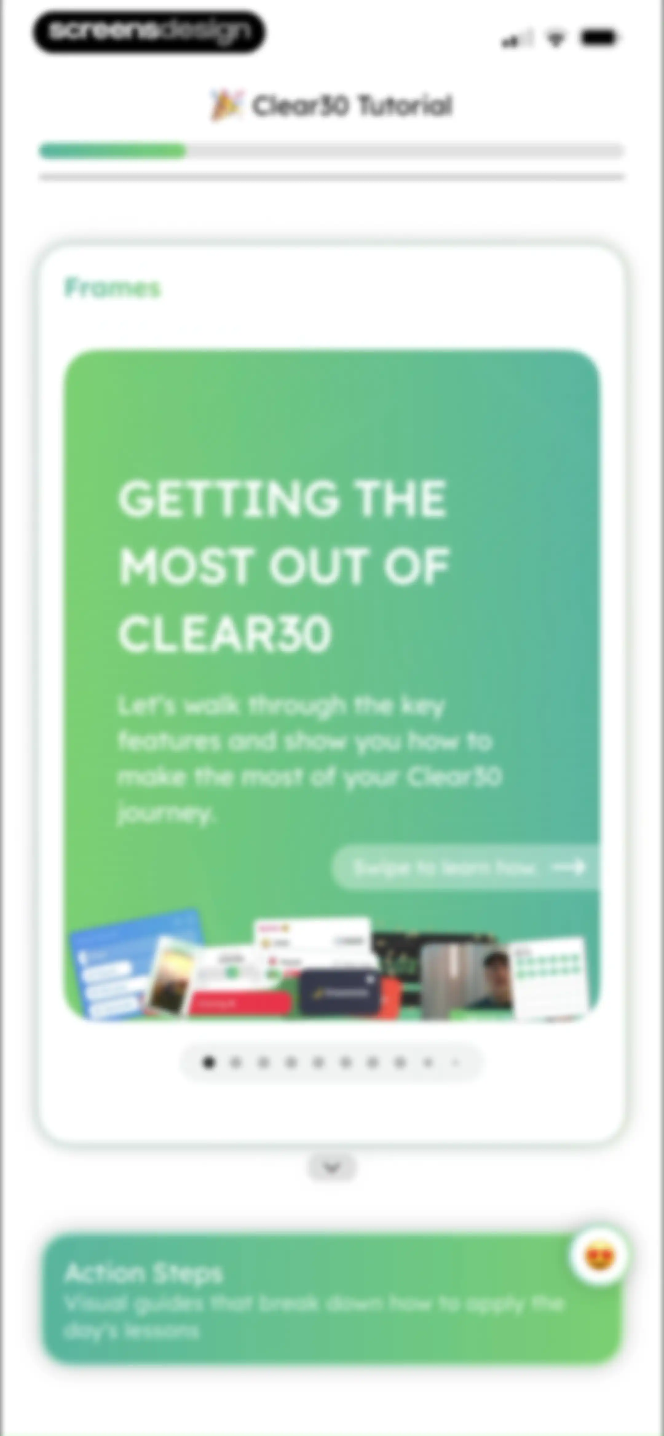 Clear30: Reset From Weed screen 61