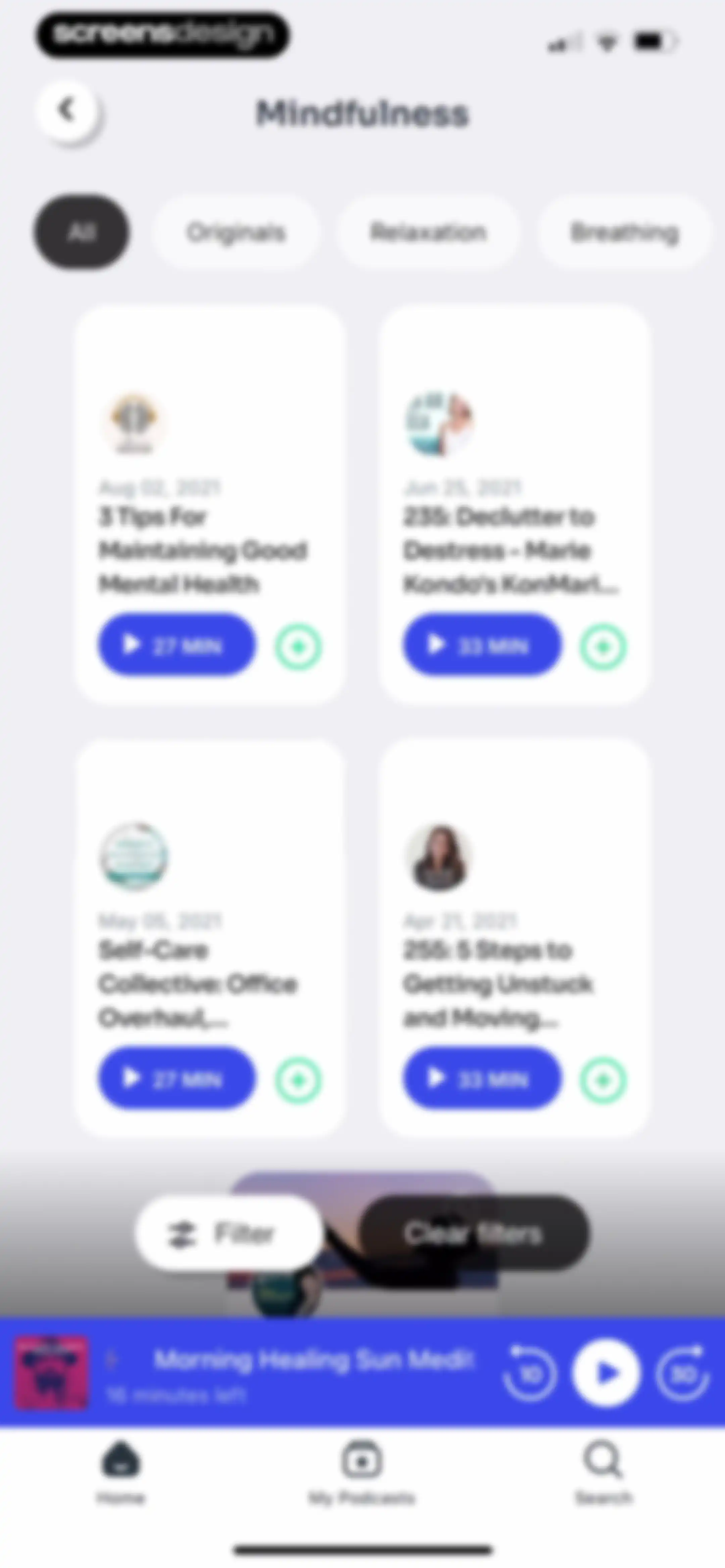 Podcast App screen 52